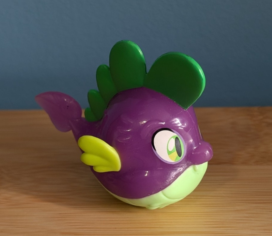 My Little Pony Seaquestria Spike the Pufferfish 2&Prime; Tall MLP