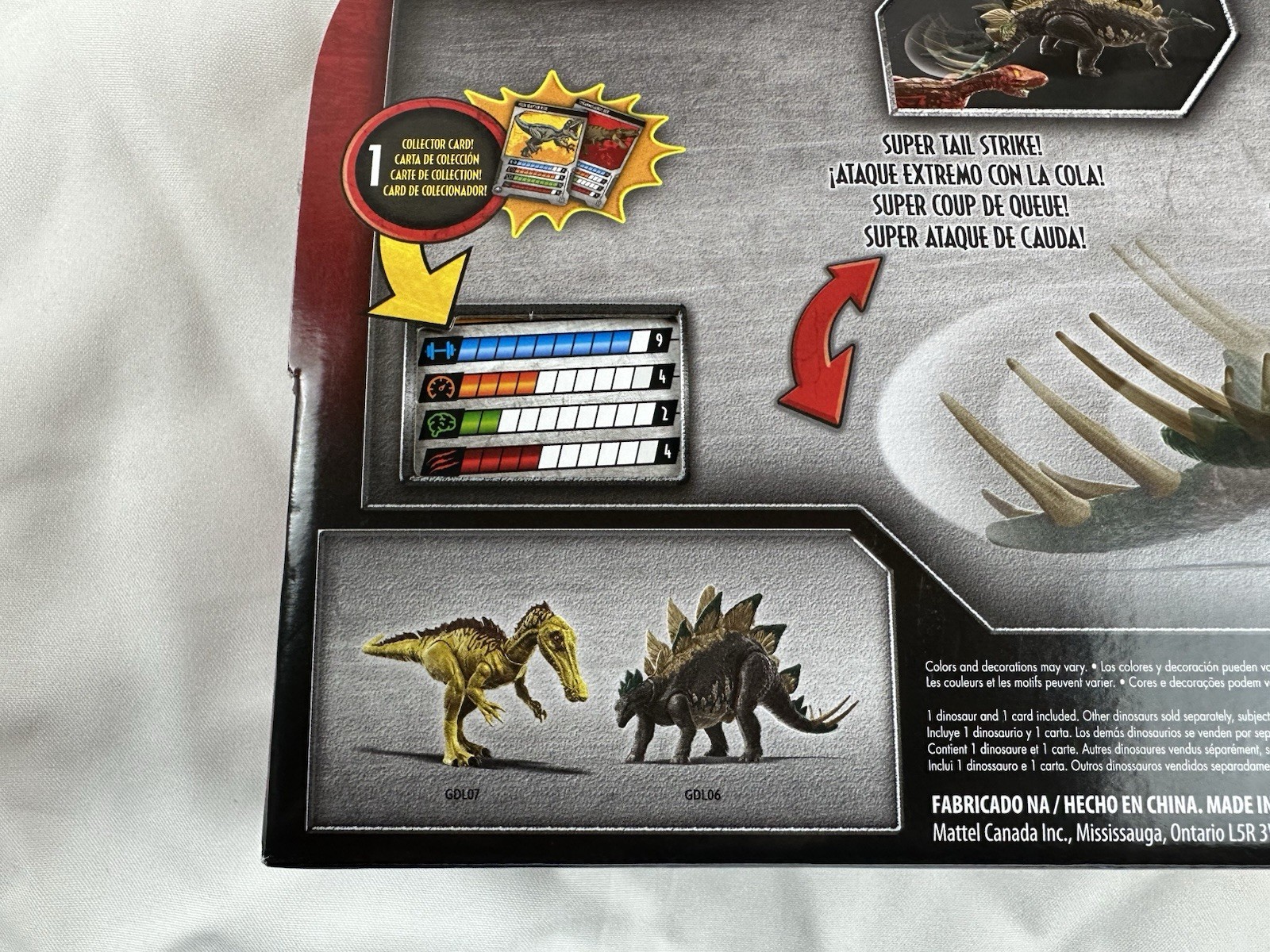 Jurassic World Mega Dual Attack STEGOSAURUS Action Figure 15&Prime; Dino Rivals 2019