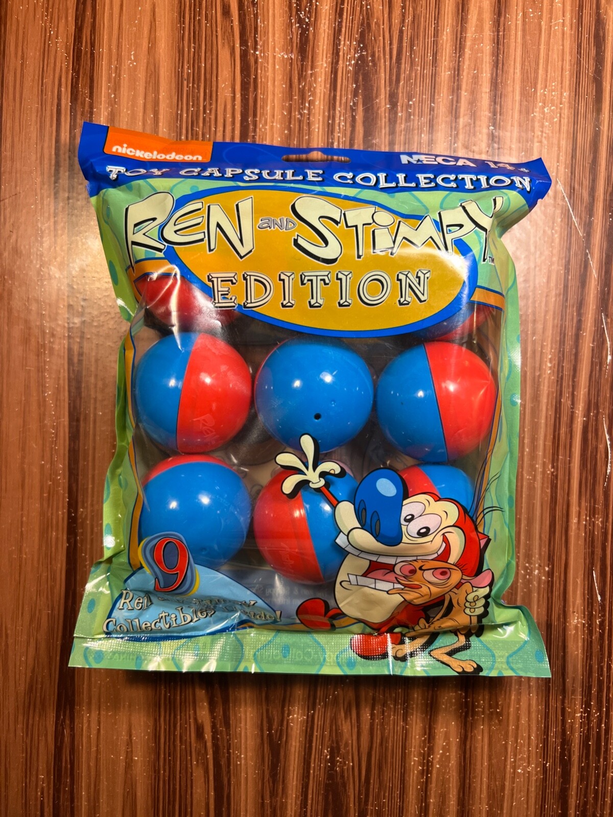 NECA 2022 HALLOWEEN TOY CAPSULE COLLECTION REN AND STIMPY EDITION BAG OF 9 NEW