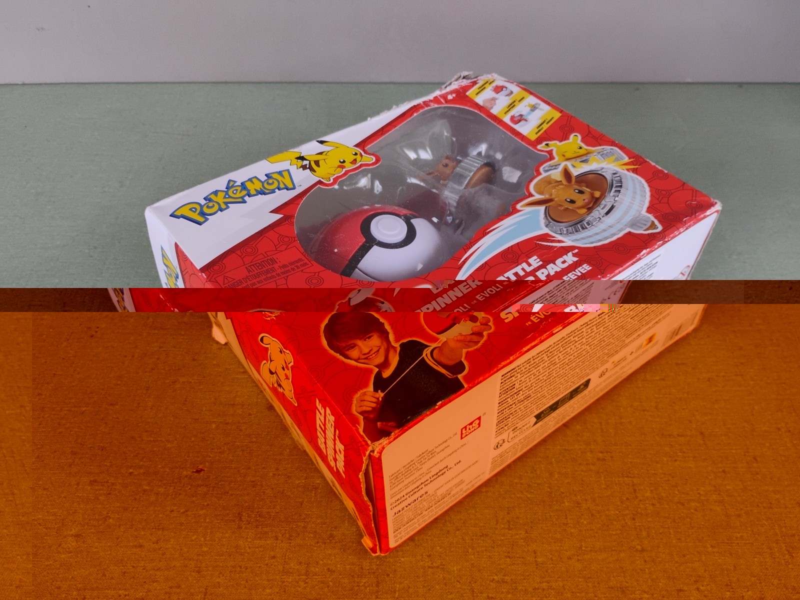 Pokémon Battle Spinner Single-Pack Eevee Damaged Box