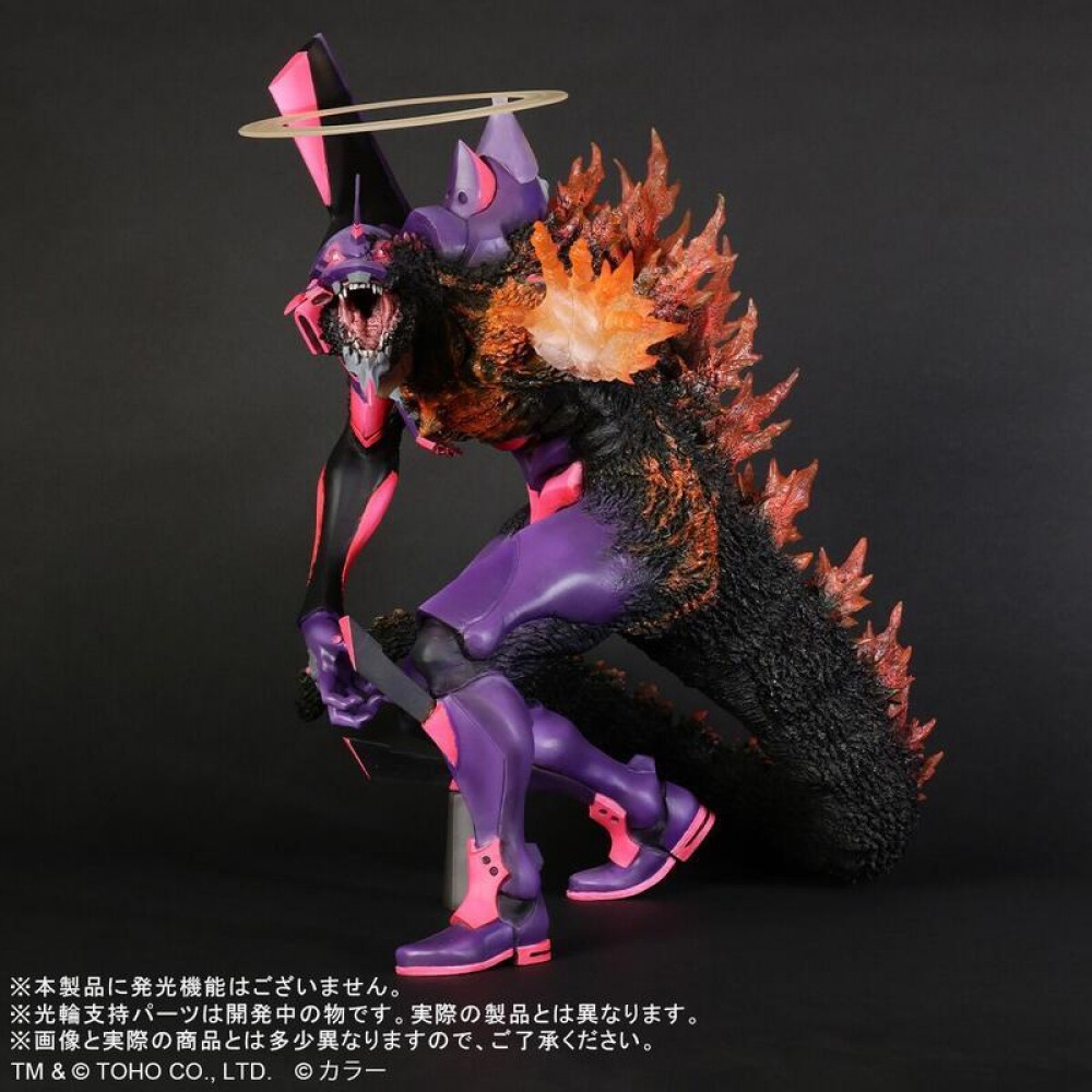 US New Toho 30cm Series Godzilla vs. Evangelion Unit 01 Burning G Awakening Form