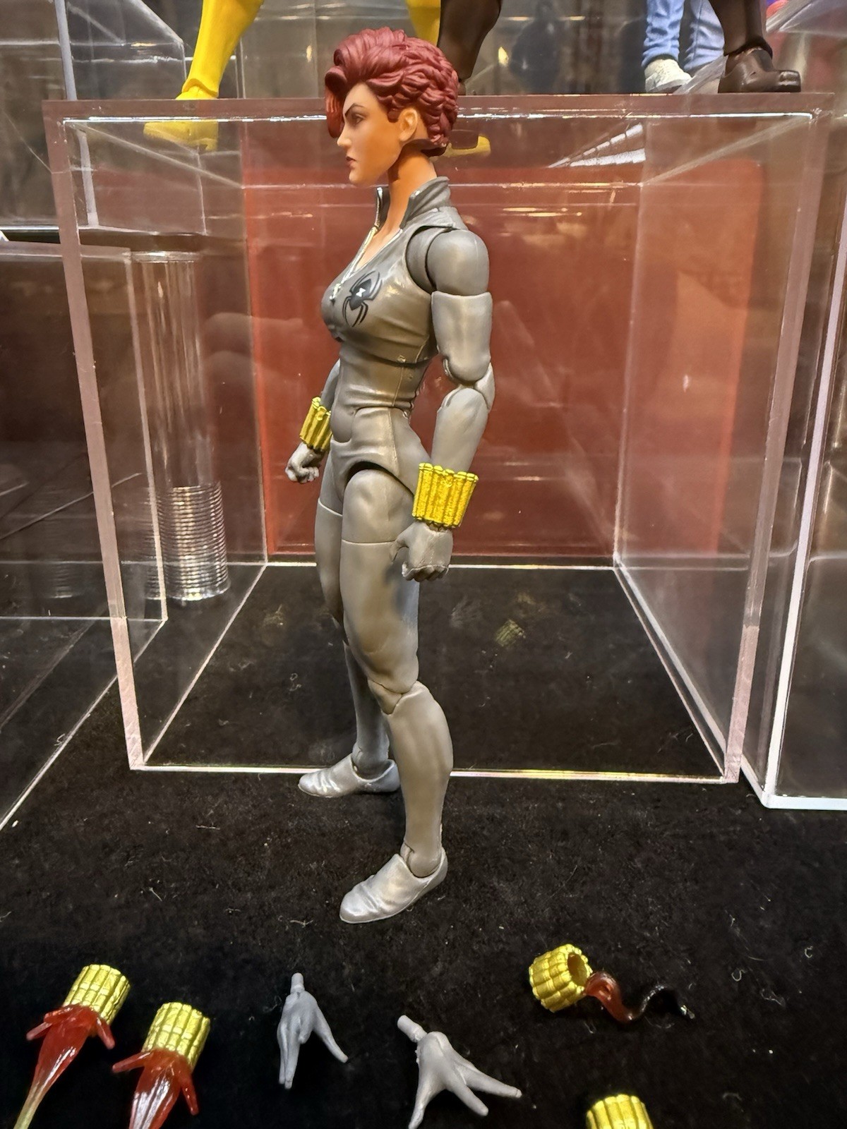 Marvel Legends Black Widow Action Figure Retro Card Version Grey Suit