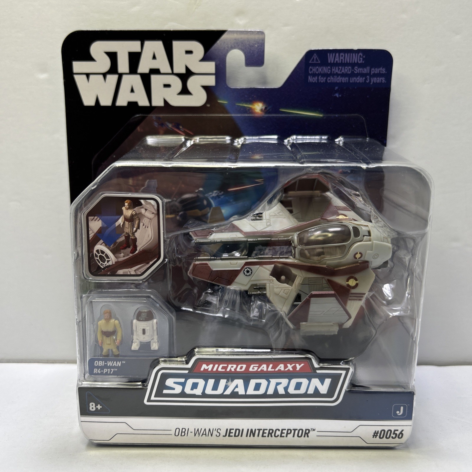 Star Wars Micro Galaxy Squadron Series 3 Obi Wan&rsquo;s Jedi Interceptor #0056