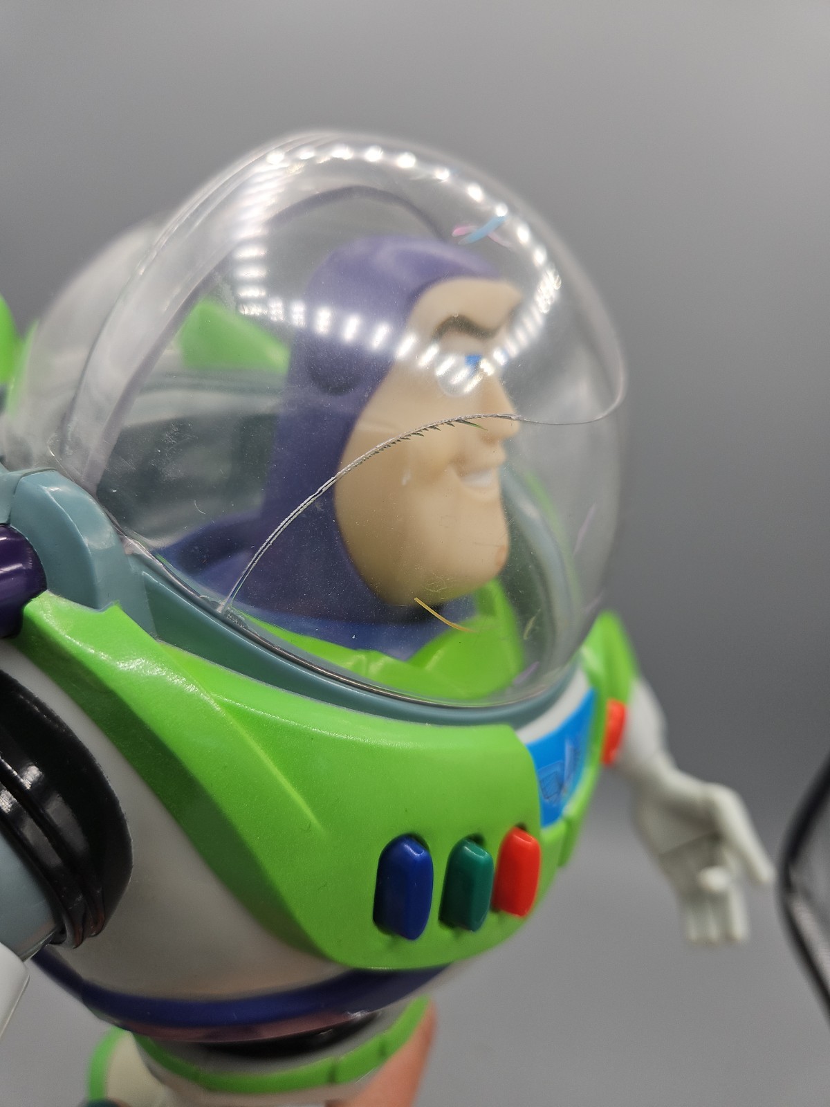 1997 Talking Buzz Lightyear Room Guard edition With Stand/wall Mount READ WORKS