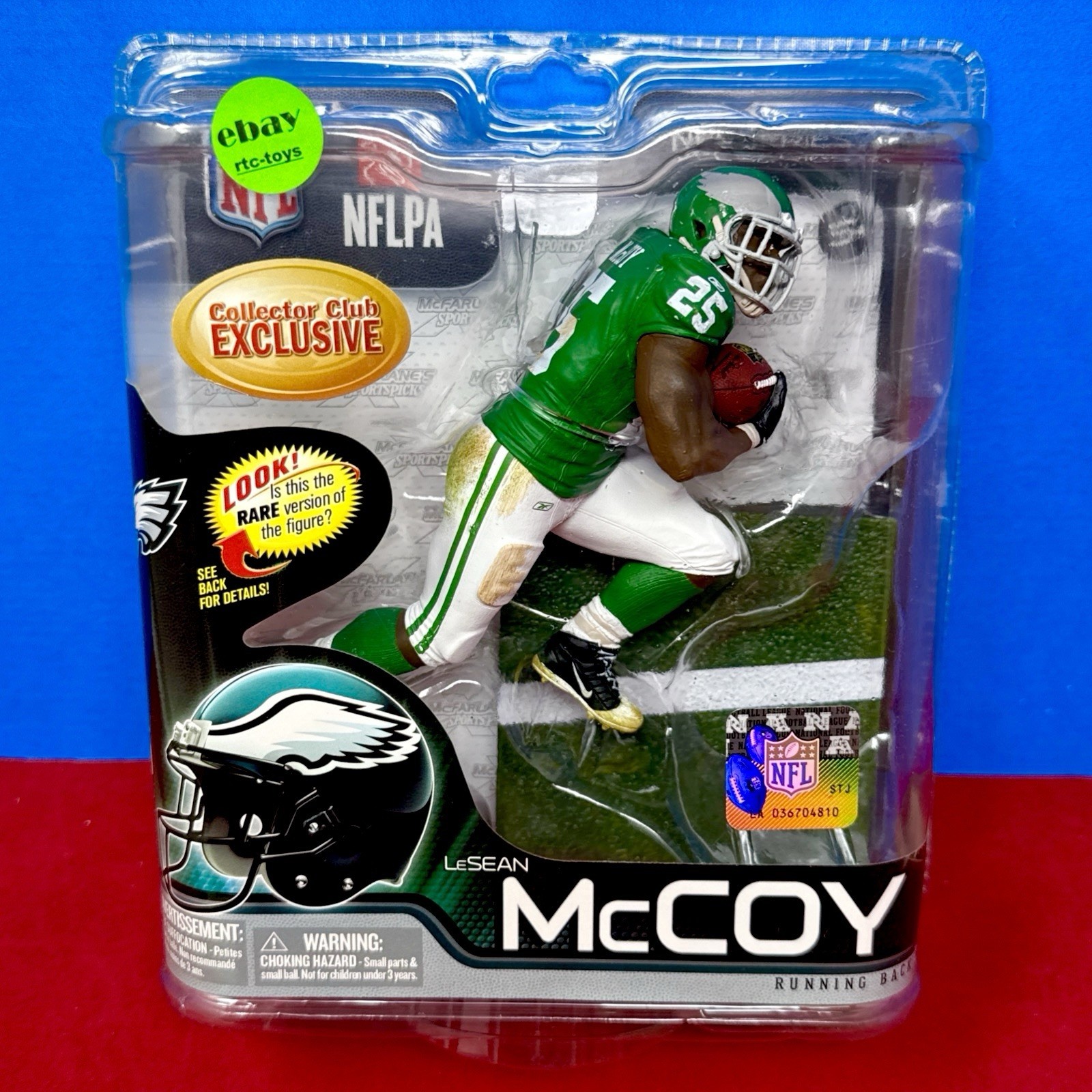 McFarlane NFL LeSean McCoy Philadelphia Eagles Series 31 Exclusive Collector CL