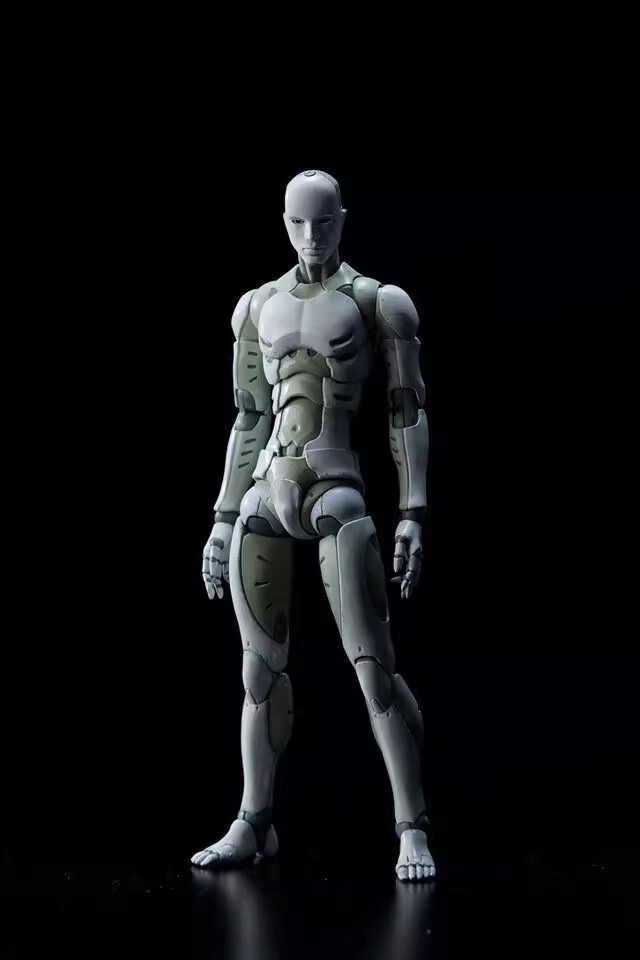 Male Figure 1/12 Super Flexible Robot Man Action Joints Body Model Toys 6inches