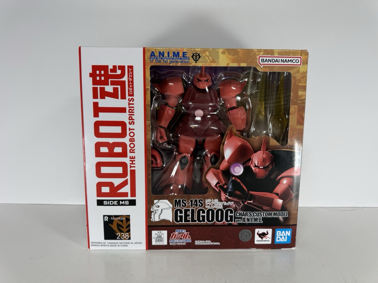 MS Gundam: MS-14S Gelgoog Char&rsquo;s Custom Robot Spirits Action Figure COMPLETE