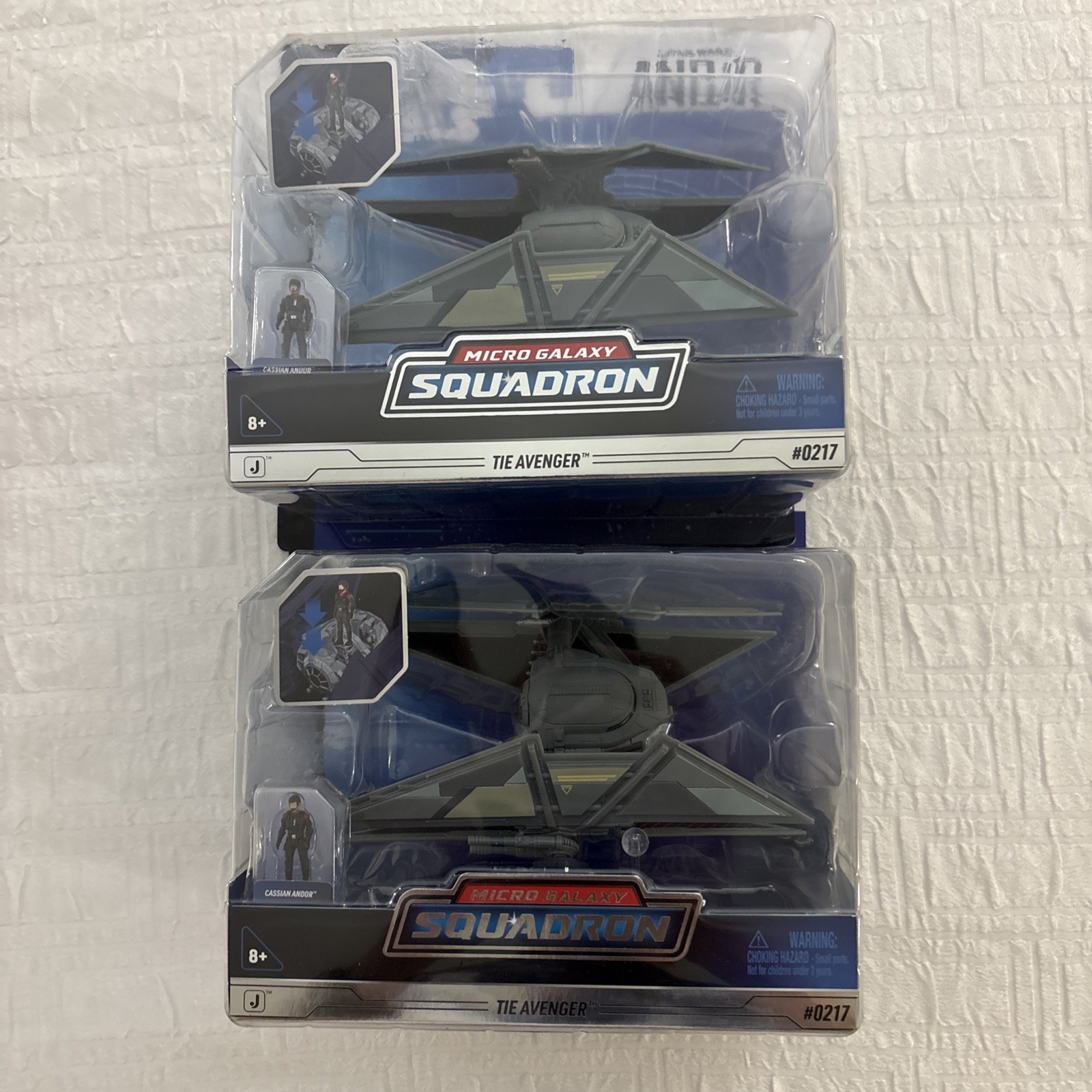 Lot Of 2 Star Wars Micro Galaxy Squadron Series 10 TIE AVENGER 0217 Andor