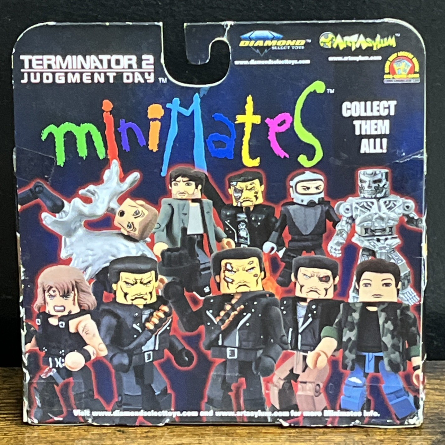 Minimates Terminator 2 Judgement Day Battle Damaged T-800 & T-1000 2 Pack 2009