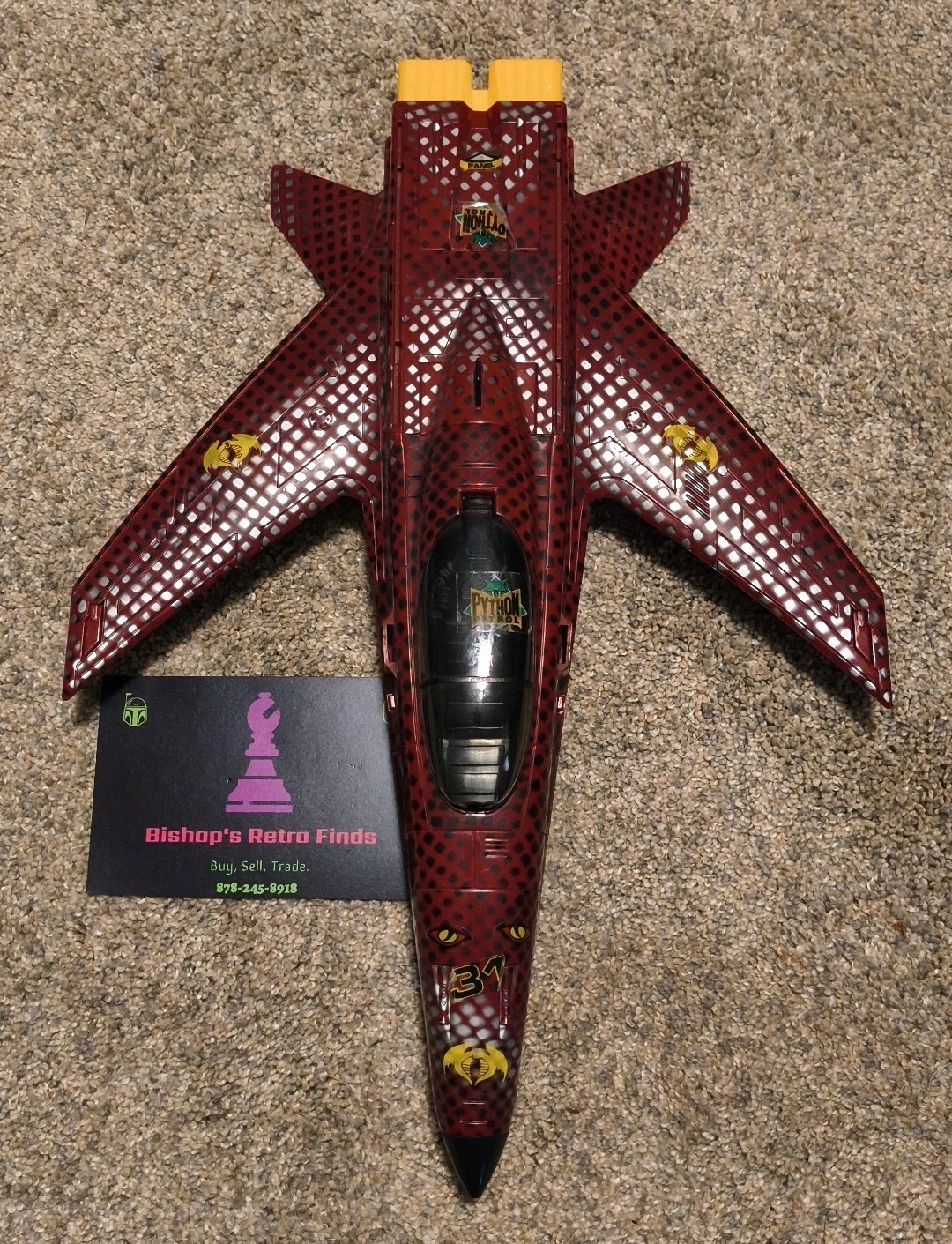 Vintage, 1980&rsquo;s, Hasbro GI Joe, Cobra, PYTHON PATROL, CONQUEST X-30