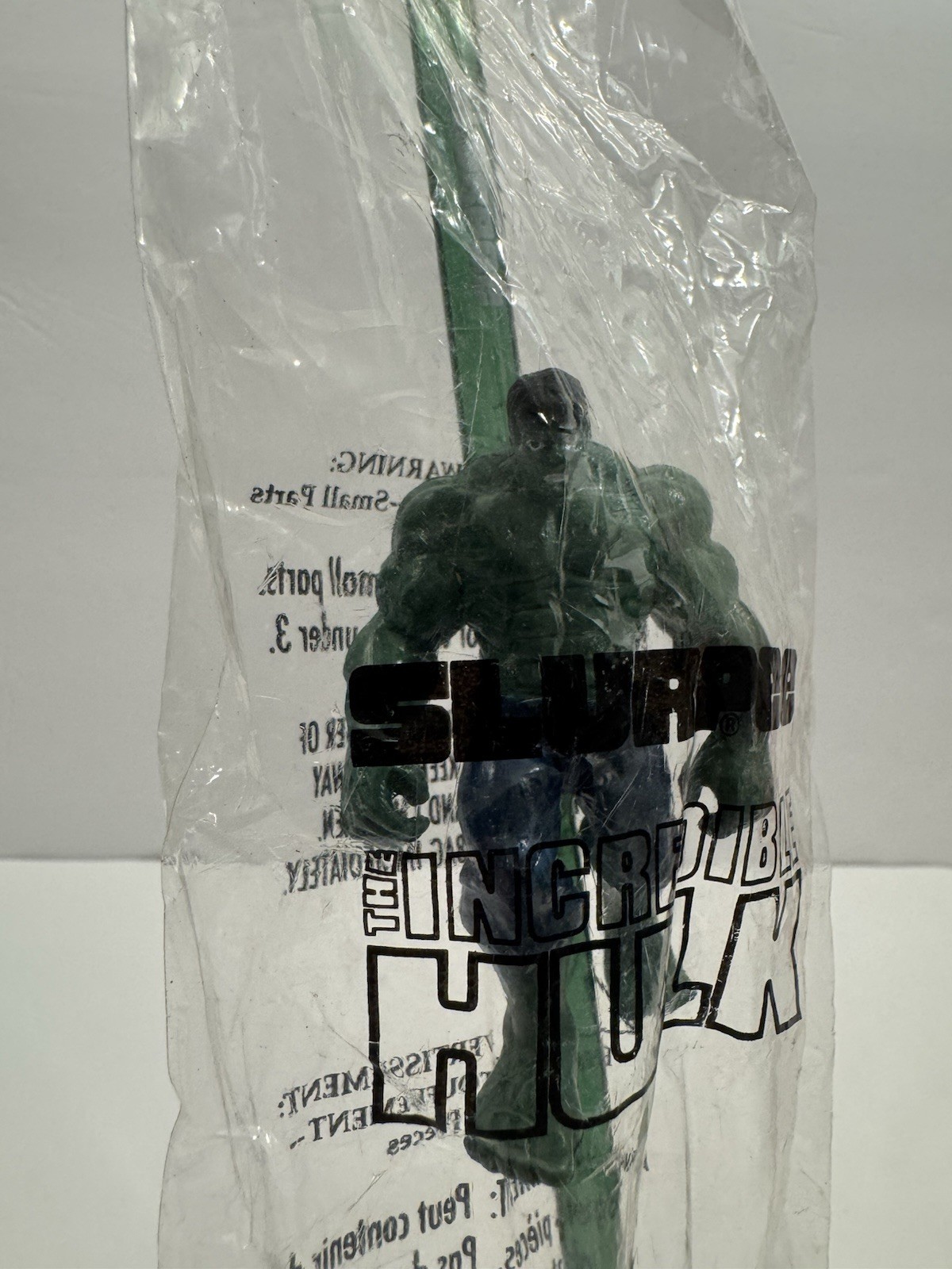 The Incredible Hulk Slurpee Spoon Straw with Detachable Figure Abomination New