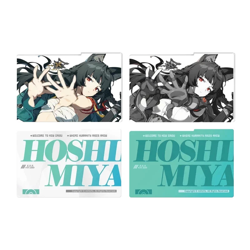 miHoYo Official Zenless Zone Zero Hoshimi Miyabi Cinema Acrylic Stand Frame Card