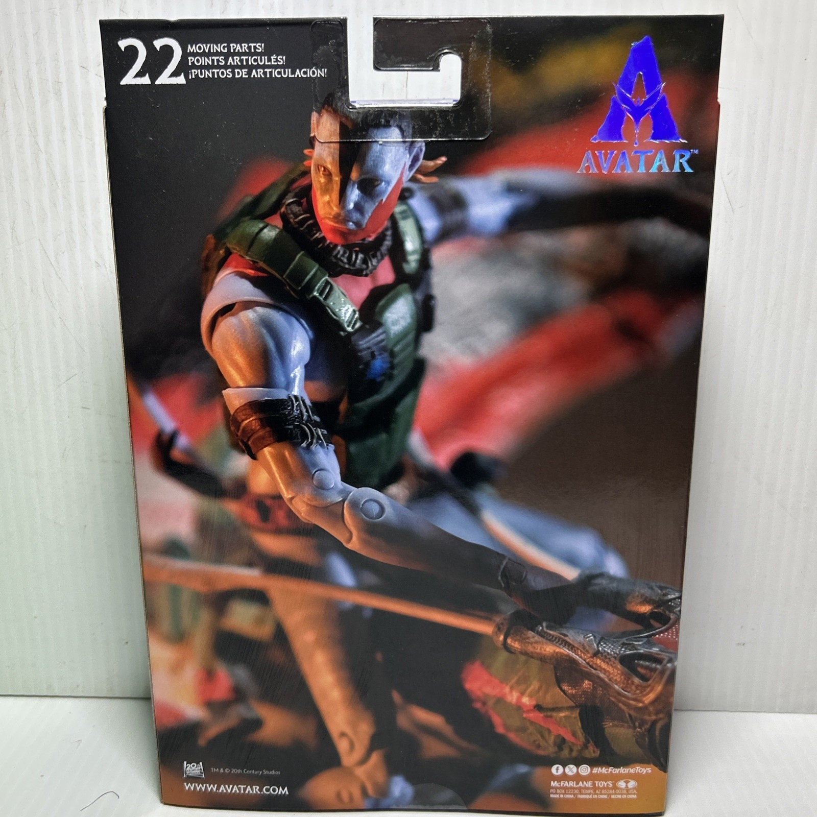 Avatar McFarlane Collector Edition Red Platinum Quaritch 7&Prime;