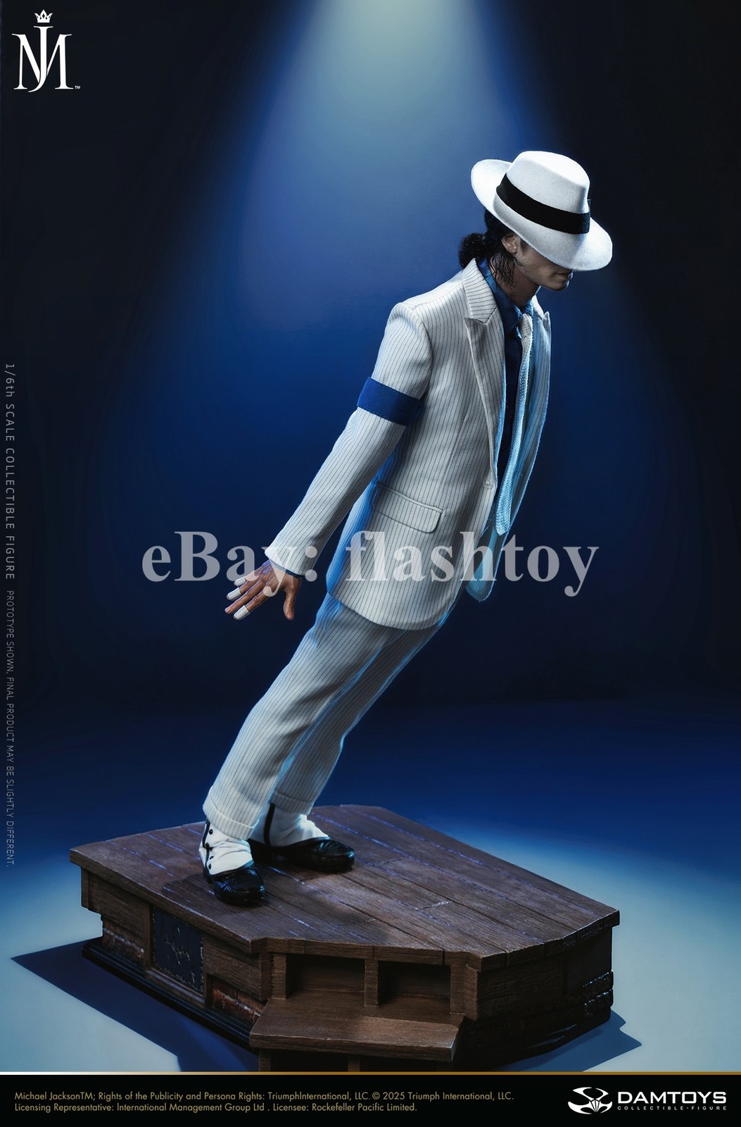 Presale DAMTOYS DMS048 1/6 Smooth Criminal Jackson Action Figure Standard Ver.