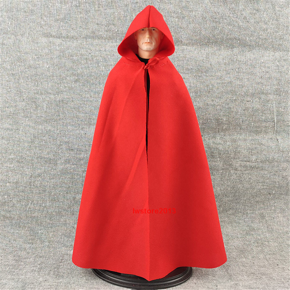 1:6 Scale Red Cloak Clothes Soldier Toy 12inch Male Action Figure Dolls