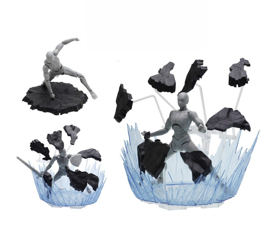 6 » 8 » Figure Effect Thunder explose Rock wave Blue Figuarts Figma D-arts rider