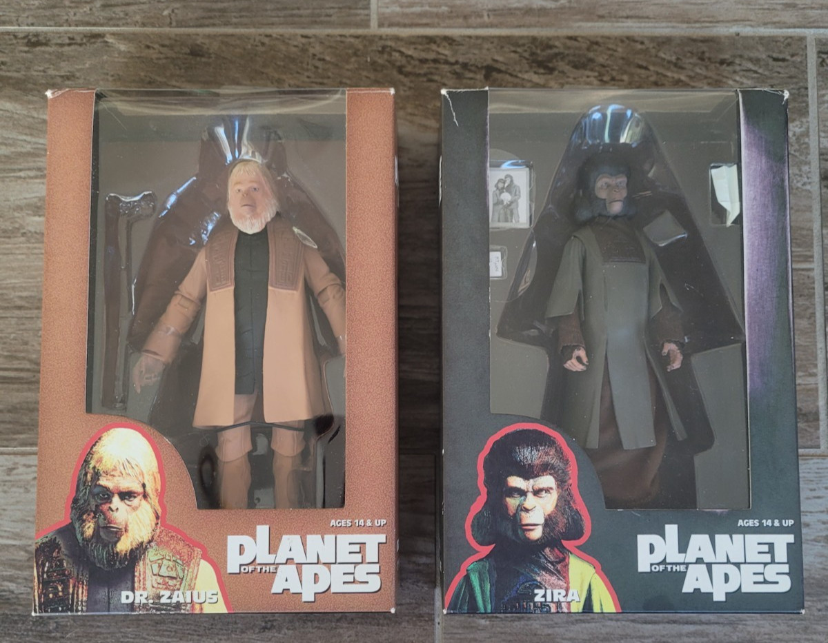 NECA 2014 Planet of the Apes Dr. Zaius/Zira Series 2 Action Figures