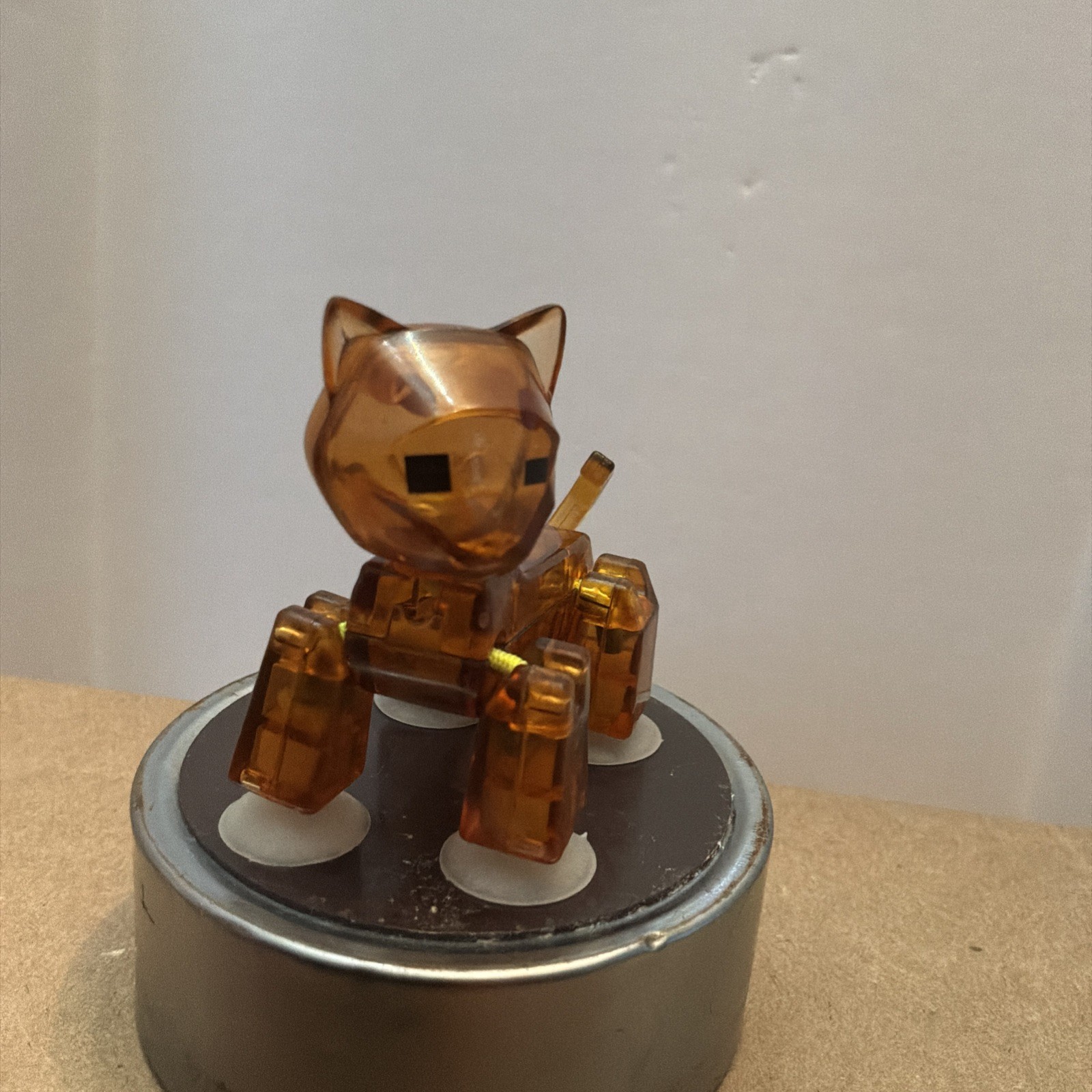 Stikbot ROBOT Stop Motion Animation ACTION FIGURE TOY Clear Amber mini figure