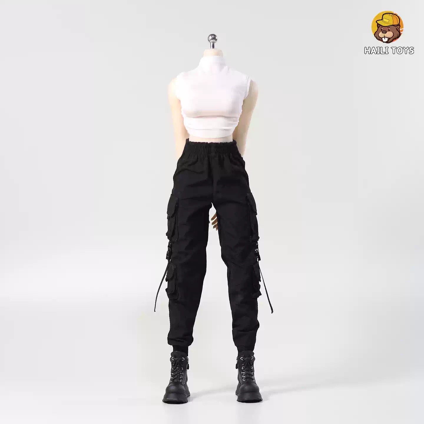 HAILI TOYS 1/6 Workwear Trousers Pants Model Fit 12 » Female Girl Figure