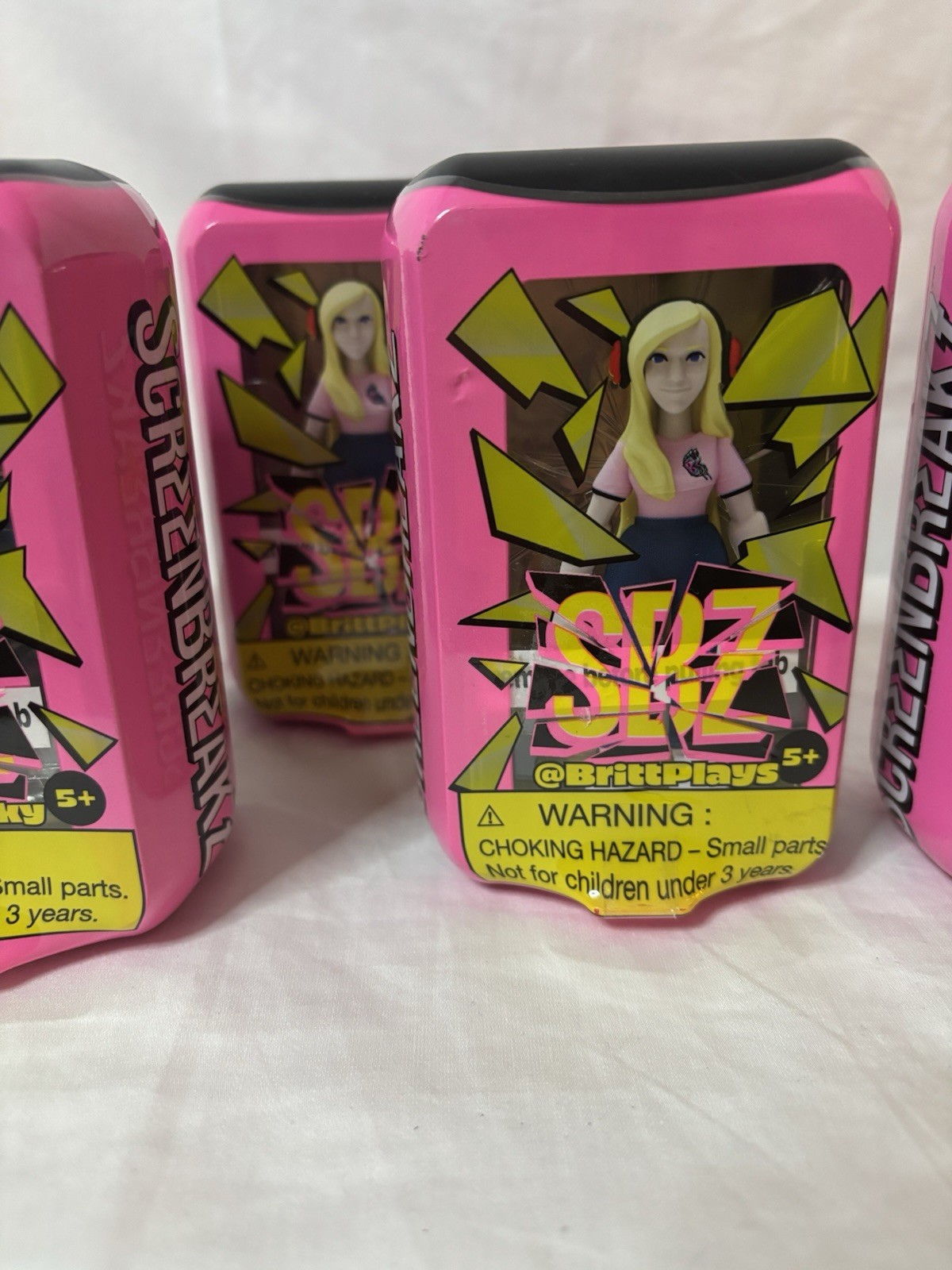 ScreenBreakZ Gamers Collectible Figures Lot of 5 New Sealed Blind Boxes