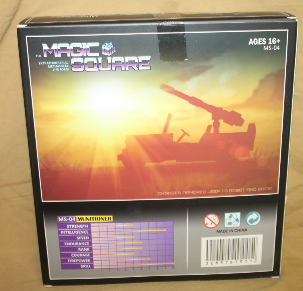 Magic Square MS-04 Munitioner Action Figure US SELLER NIOB