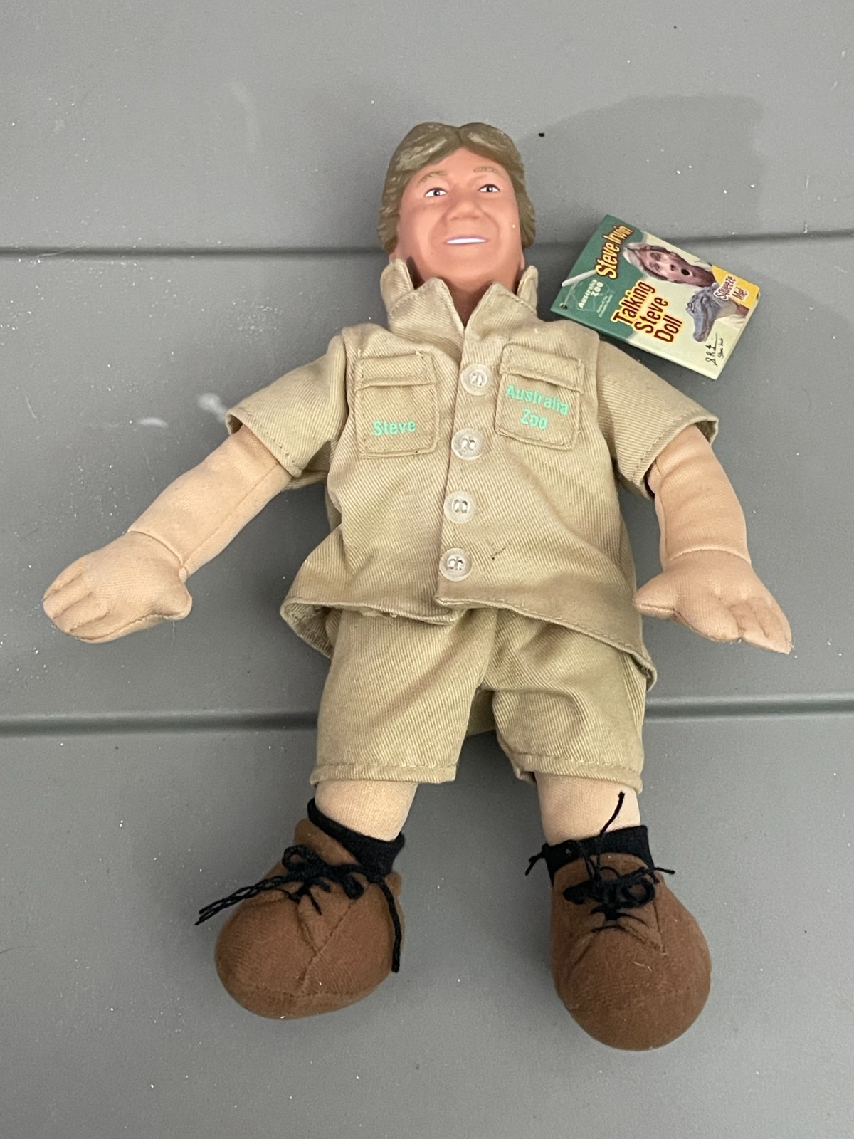 Talking 9&Prime; Steve Irwin Australia Zoo 2007 Wild Republic CROCODILE HUNTER