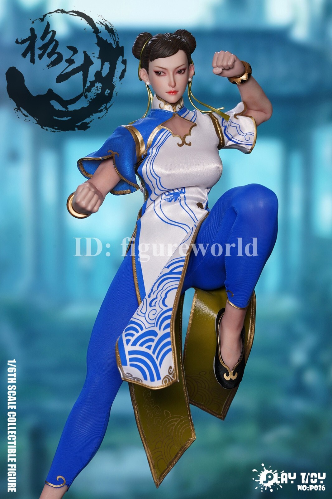 Pre-order PLAY TOY P026 1/6 Fighting Goddess Chun Li Female Action Figure Model
