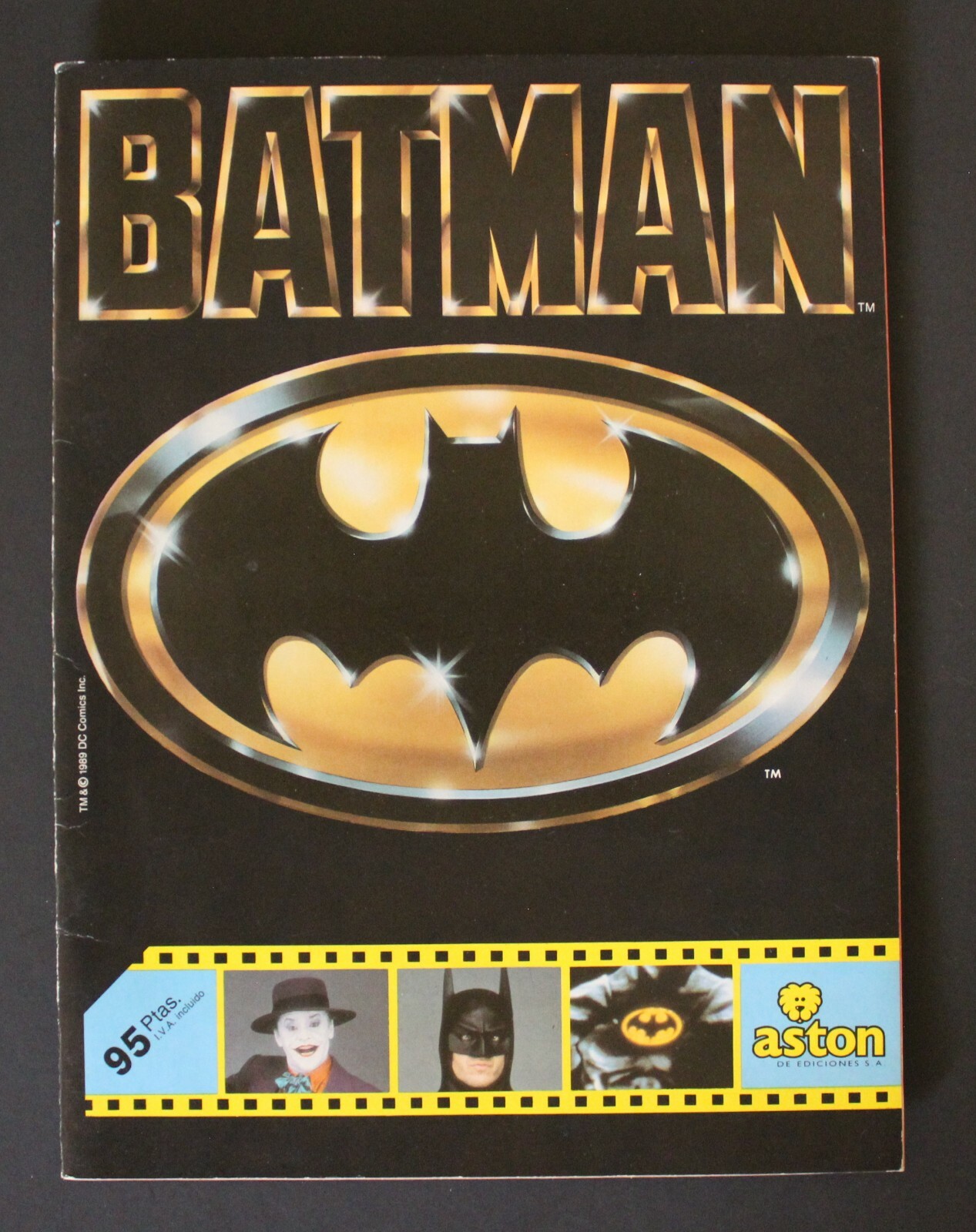 1989 BATMAN TRADING CARDS ALBUM (TIM BURTON&rsquo;S MOVIE) 100% Complete!!! Aston VHTF