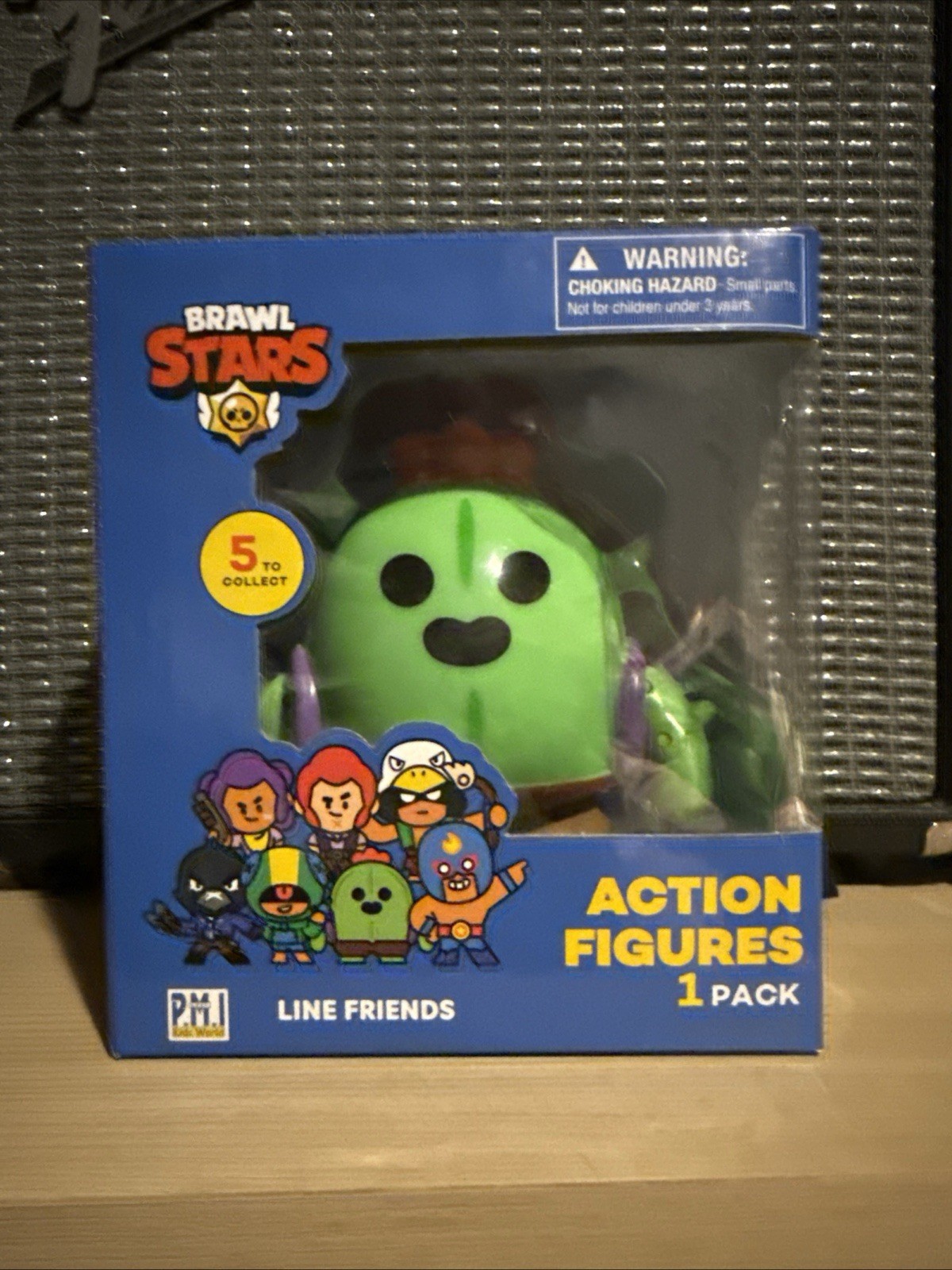 Spike Cactus 4.5&Prime; Scale BRAWL STARS Line Friends PMI MIB NEW