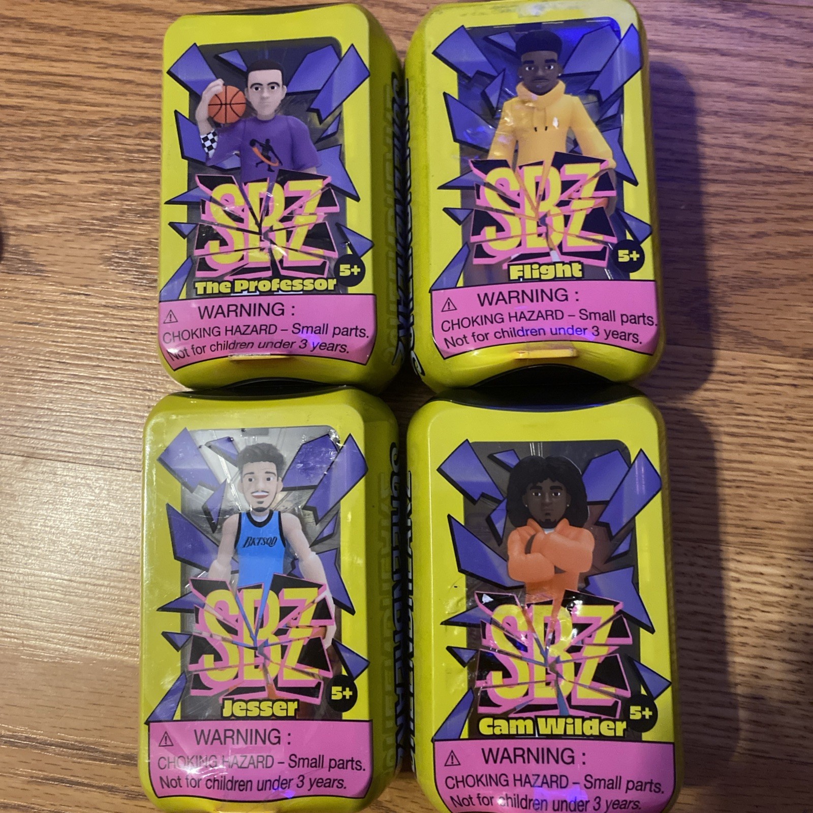 Screen Break Z set of 4 The Professor, Flight, Jesser, Cam Wilder NIB