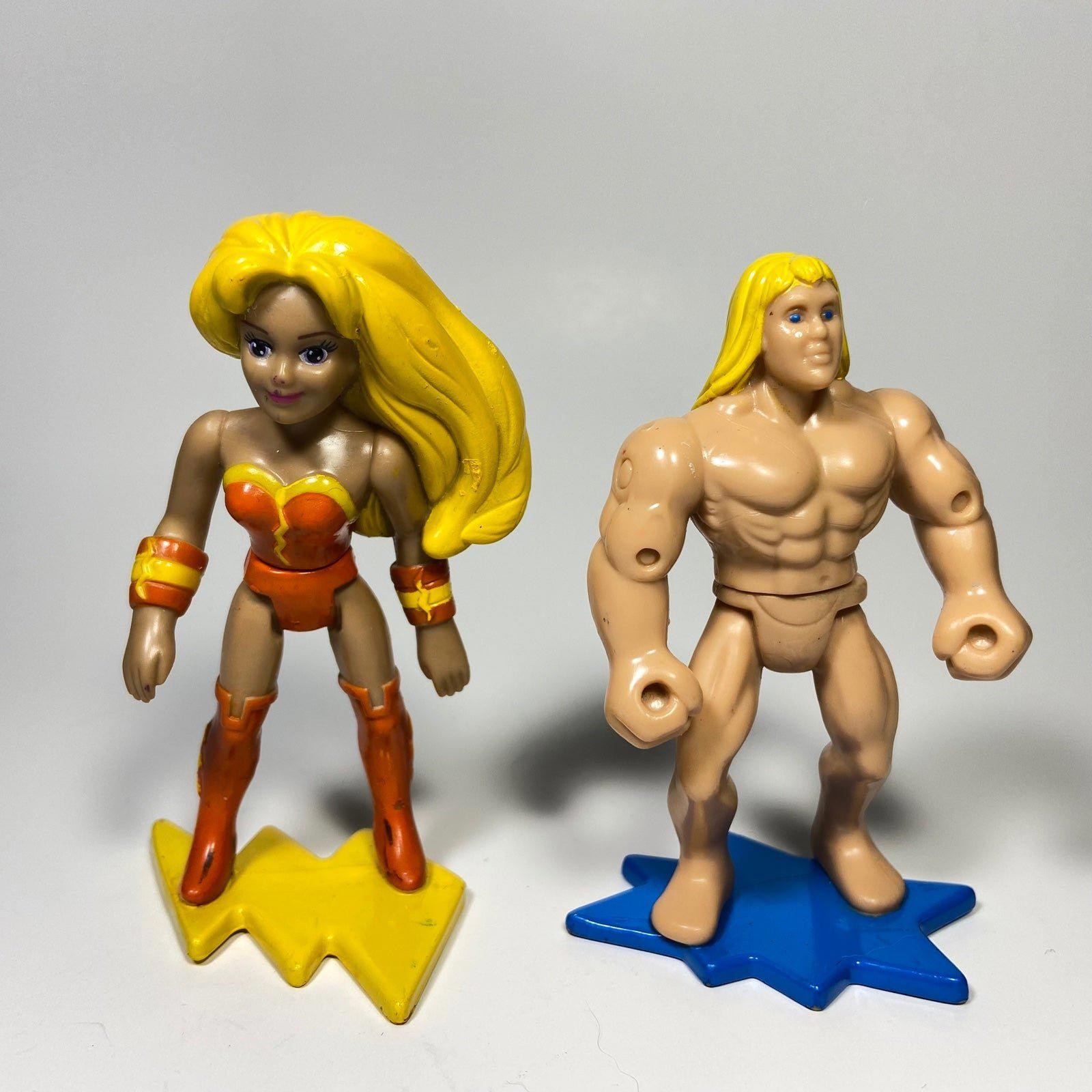 3.5&Prime; 1998 Burger King Nickelodeon Nickel-O-Zone Action League Now! Set Of 2
