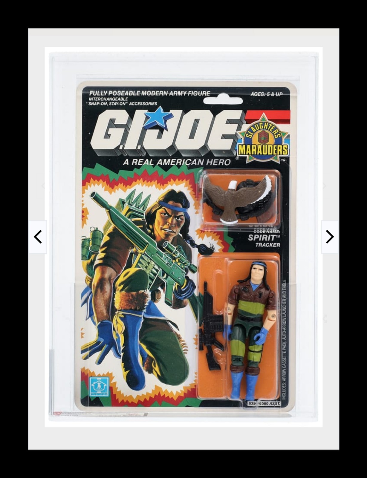 Vintage 1989 Hasbro GI Joe Slaughter&rsquo;s Marauders Spirit MOC AFA 8.5
