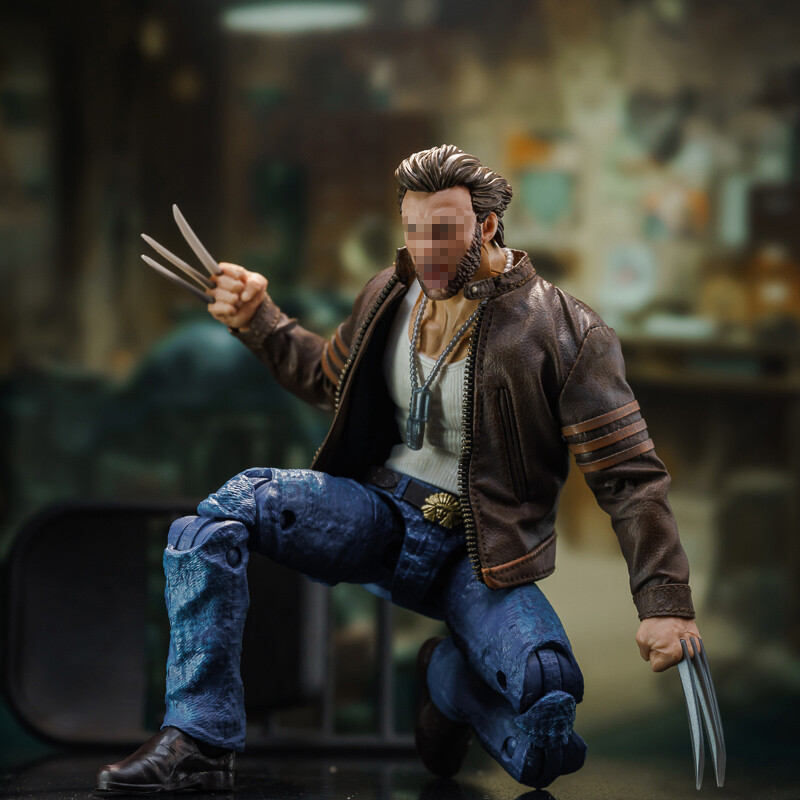 1/12 Wolverine Logan Brown Jacket Leather FOR 6 » Figure Marvel Legends ❶USA❶