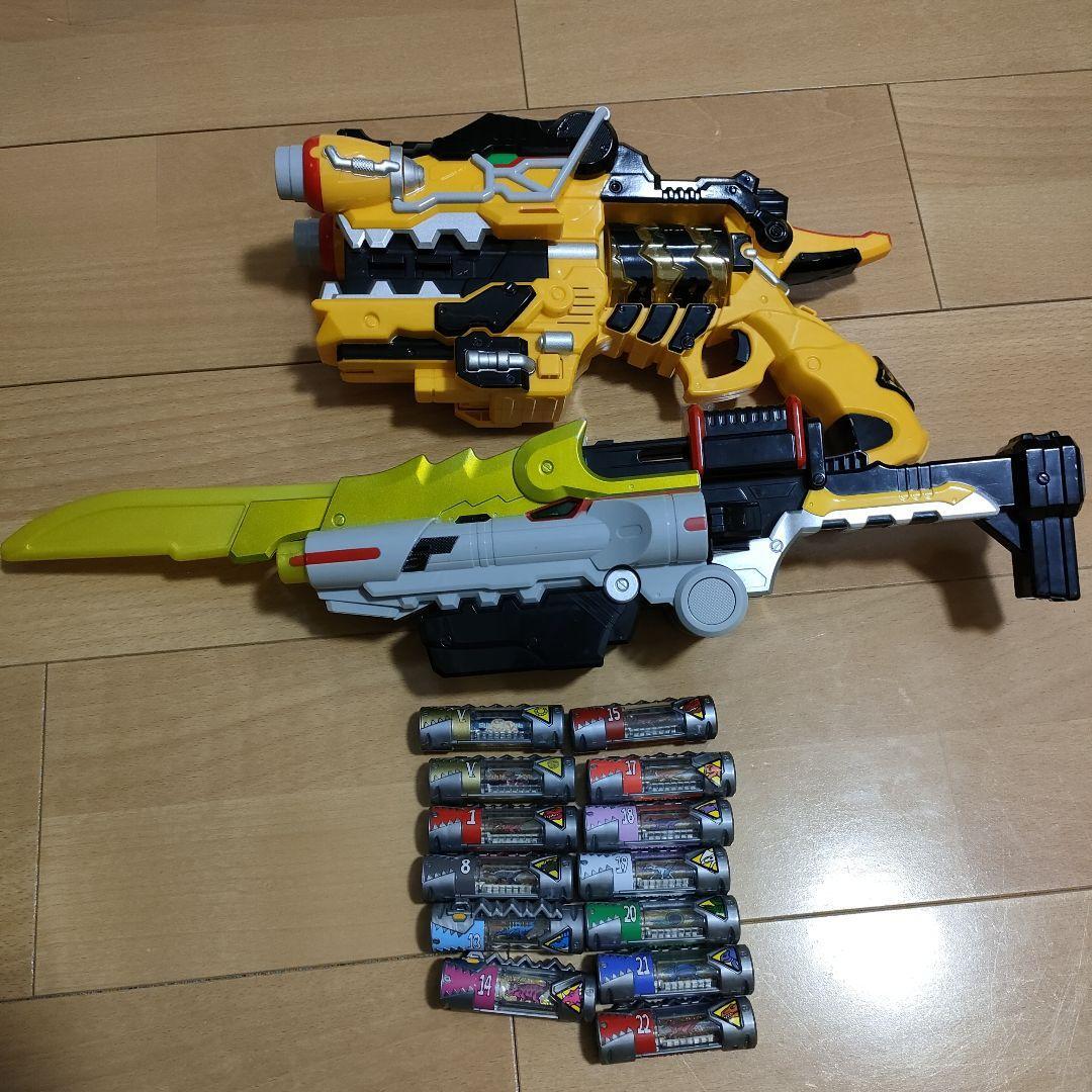 Power Rangers Dino Charge Kyoryuger DX Gaburevolver & Gaburicalibur Batteries×6