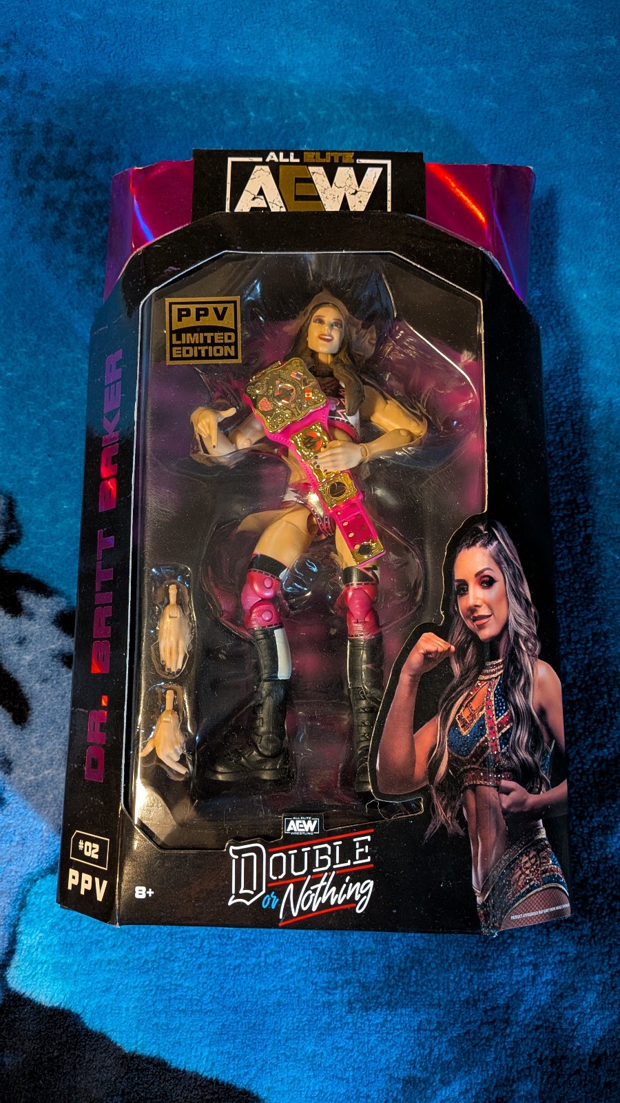 AEW Double or Nothing Dr Britt Baker #02 PPV Limited Figure NEW