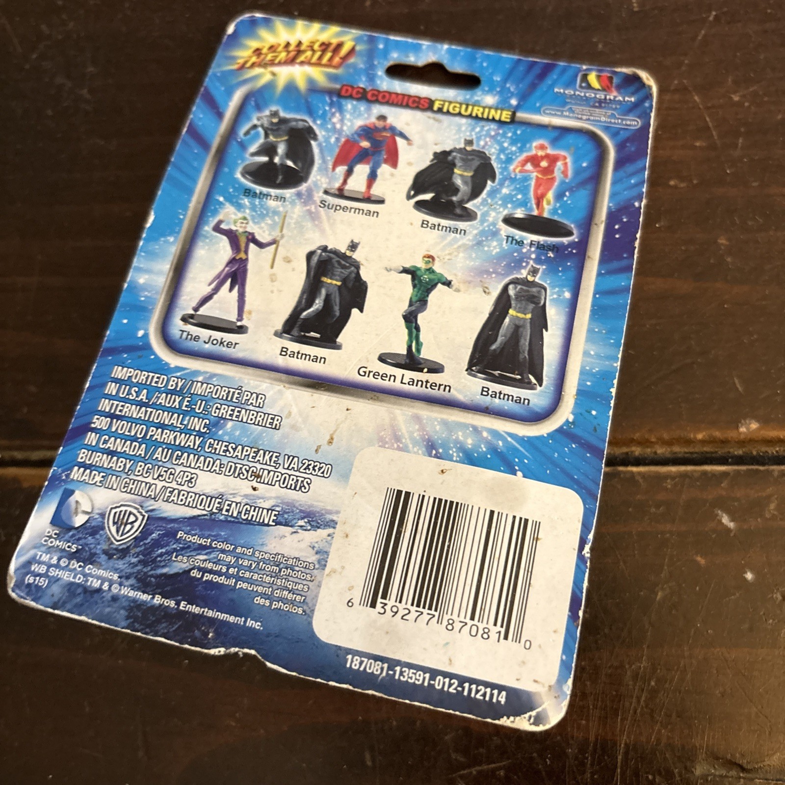 DC Comics THE FLASH Figurine New Sealed Collection Gotham Joker Batman WW