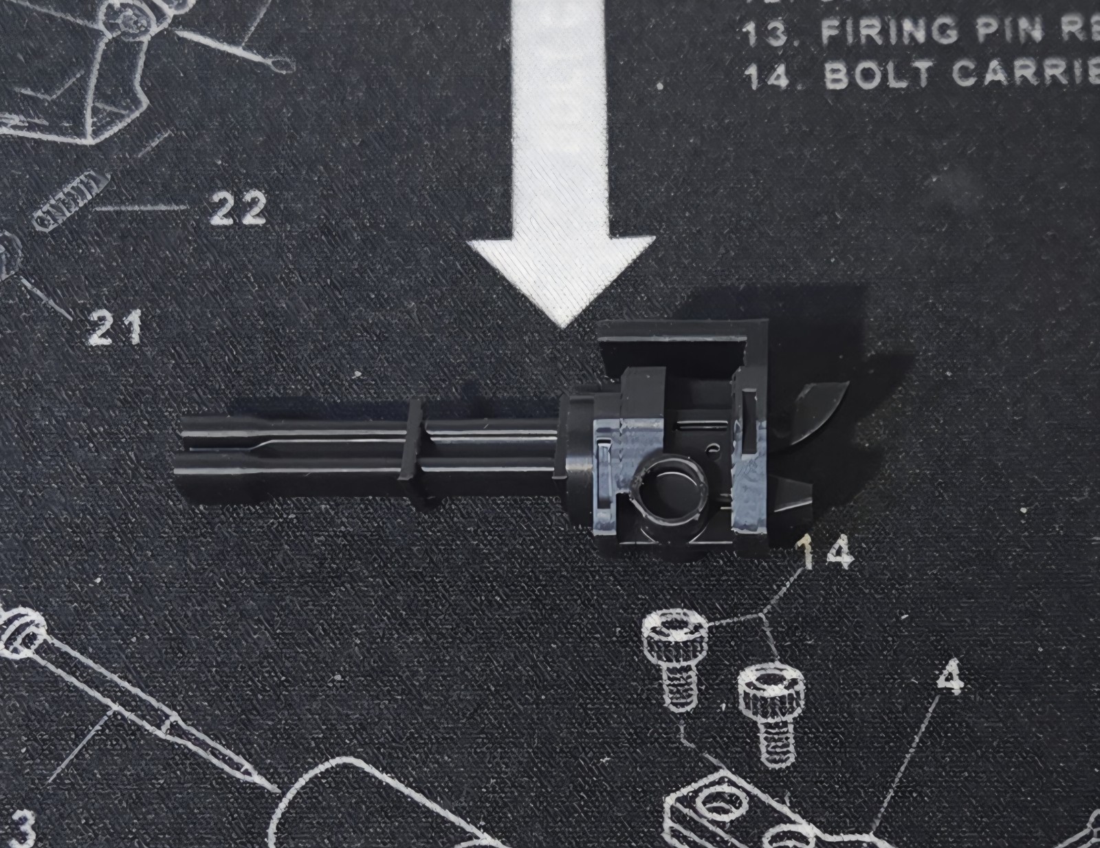 3D Printed Transformers G1 Whirl Shell Cannon Black PLA +