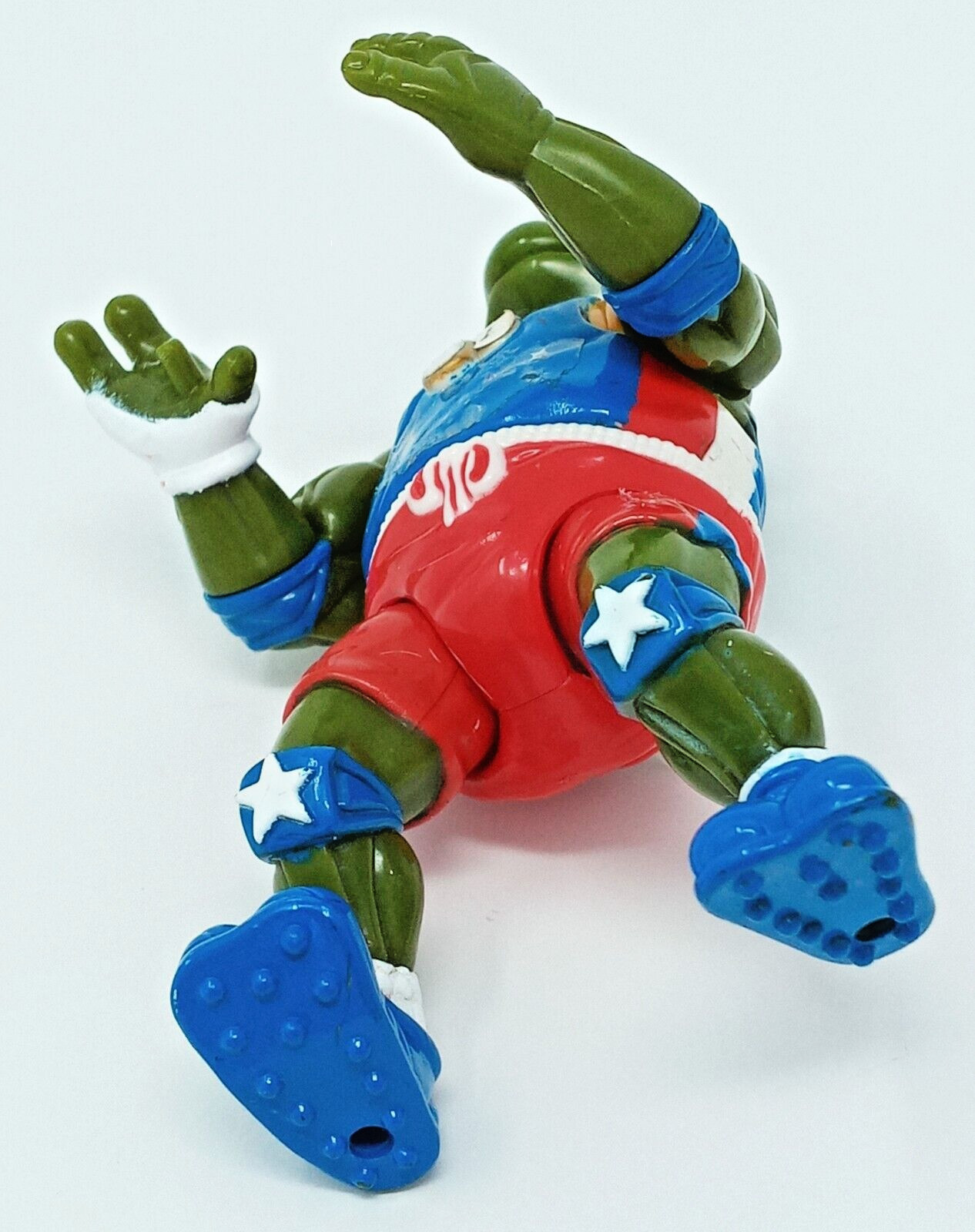 Leonardo 1992 Track n Field Leo 4.5&Prime; Figure original Playmates tmnt