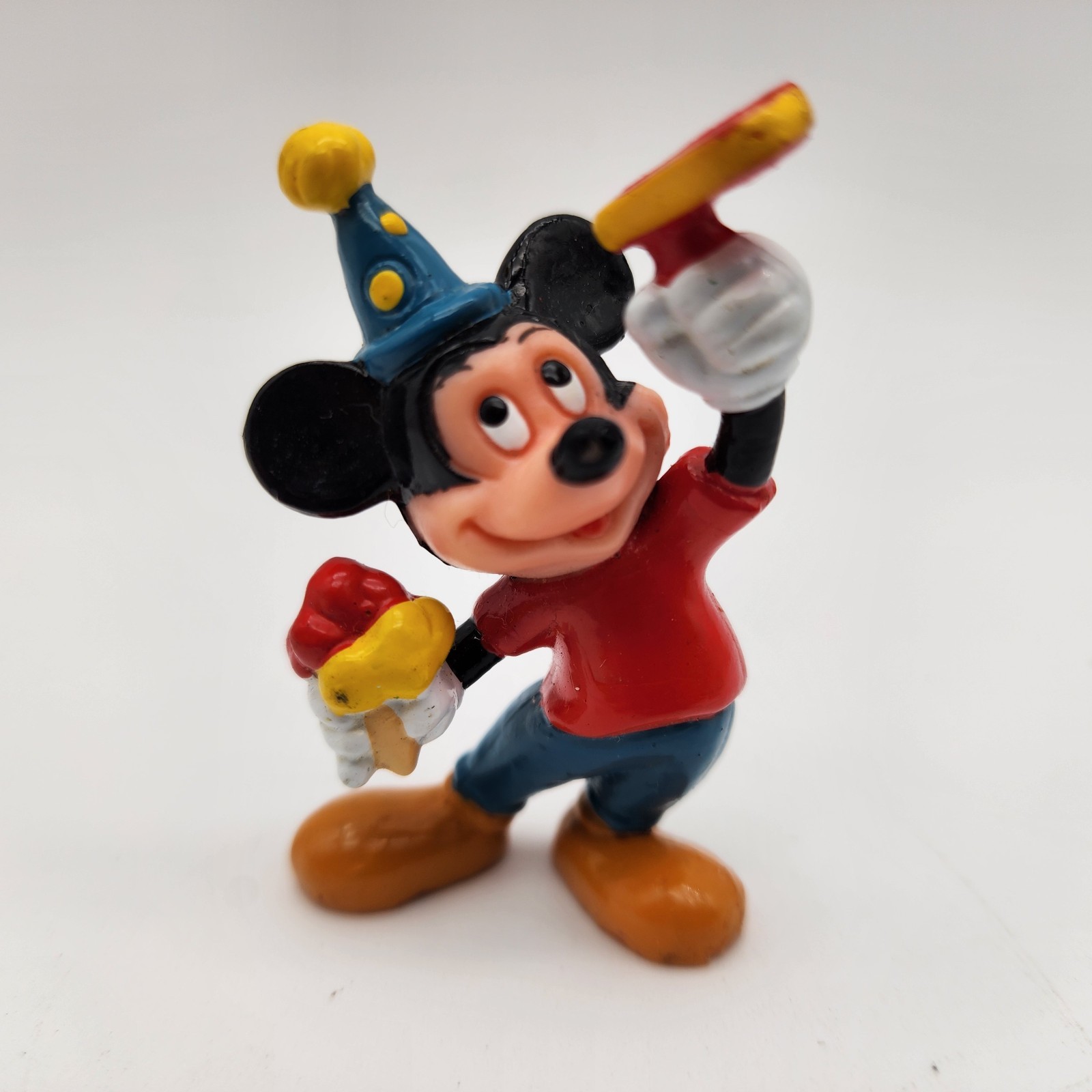 Vintage Disney Applause Mickey Mouse Figures PVC Set Of 2