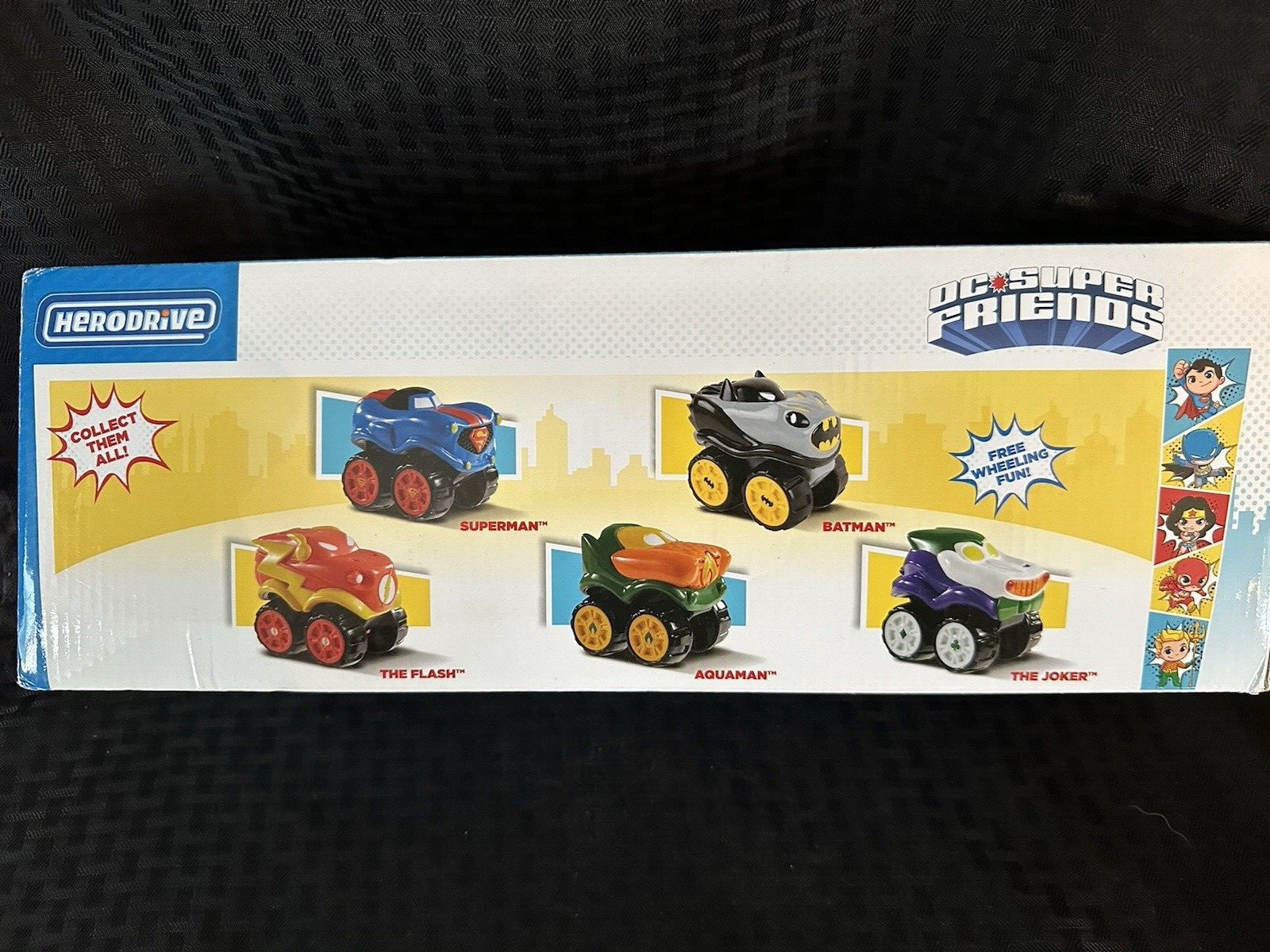 Herodrive DC Super Friends Speed Squad 4 Pack Vehicle Set New in Box