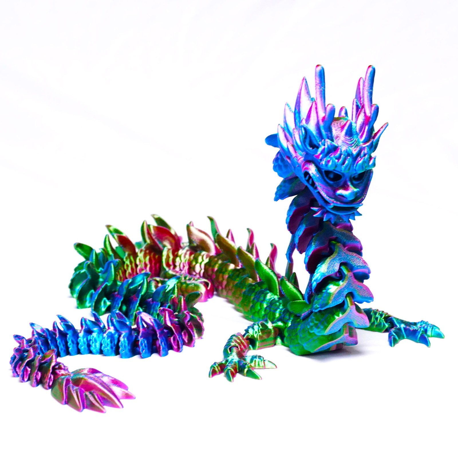 26.77inch 3D Printed Dragon Model,Articulated Animals figure,Toys Home Decor
