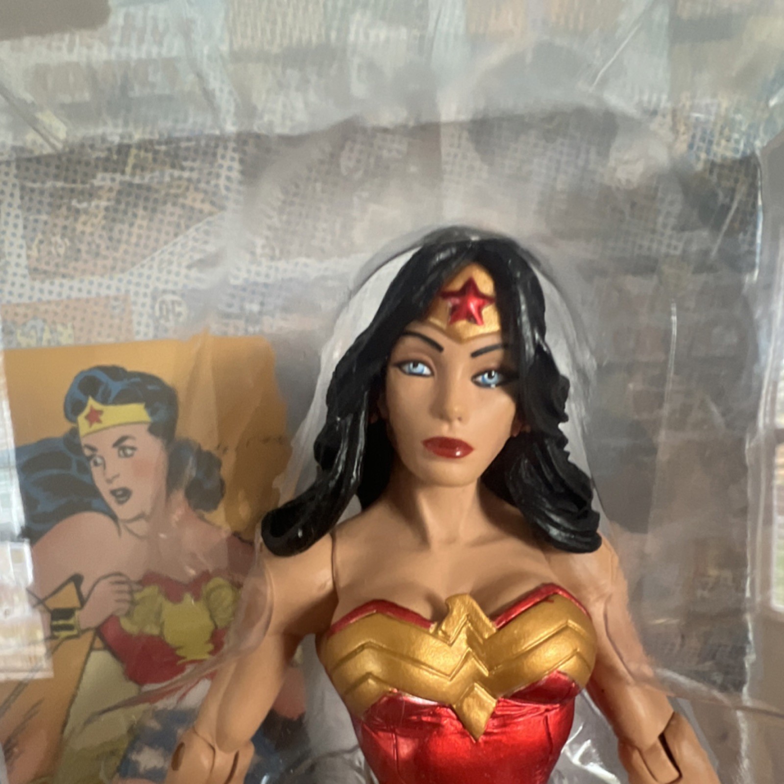 DC Direct Wonder Woman Action Figures DC Origins Series 2 Boxed Collectible Card