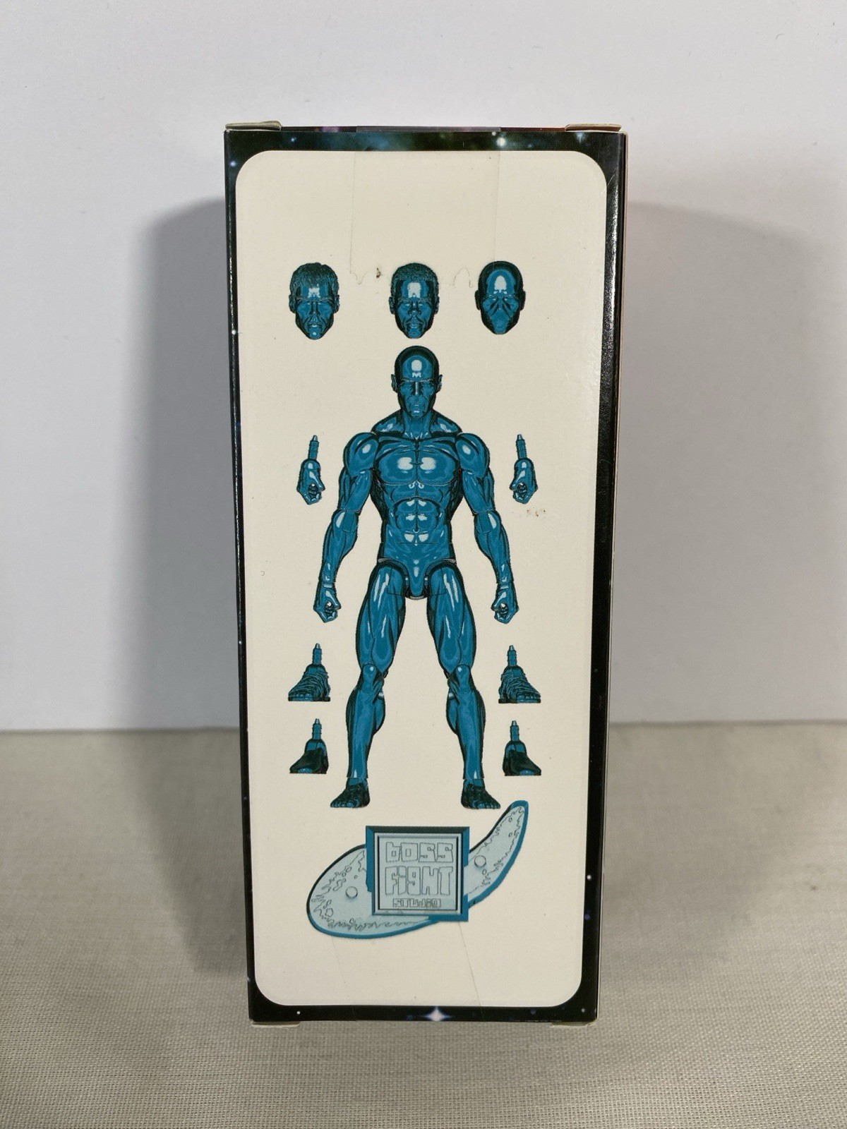 Vitruvian Hacks BIO TRANSLUCENT BLUE 4&Prime; Blank MALE Figure H.A.C.K.S. Boss Fight