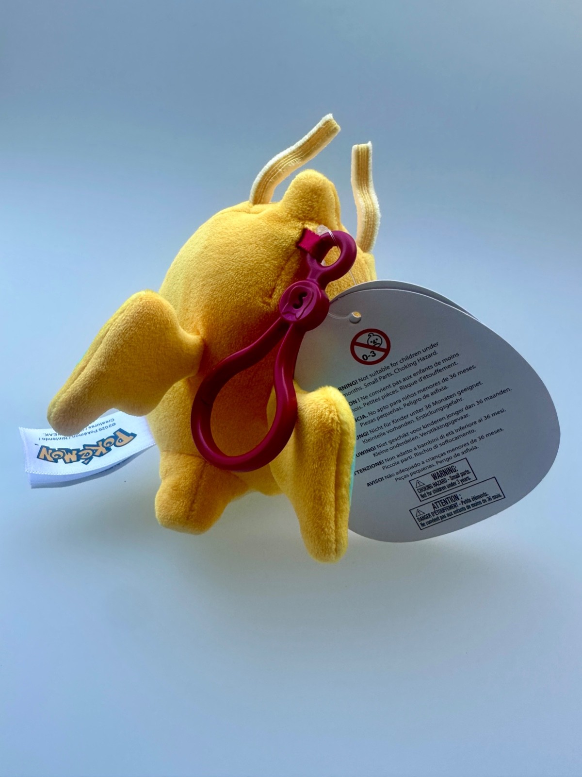 Dragonite Squishmallows Pokemon 4&Prime; Plush Clip 2026