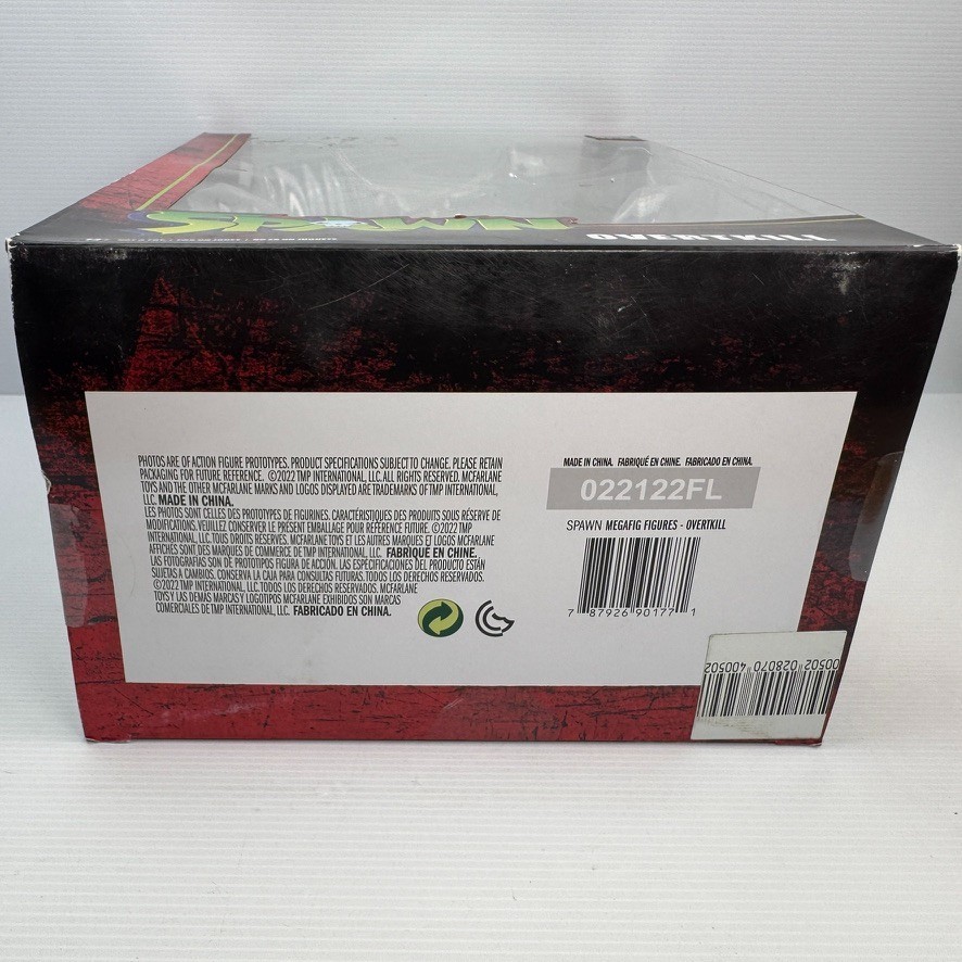 Macfarlane Toys Spawn Overtkill Action Figure Brand New Sealed Free Postage