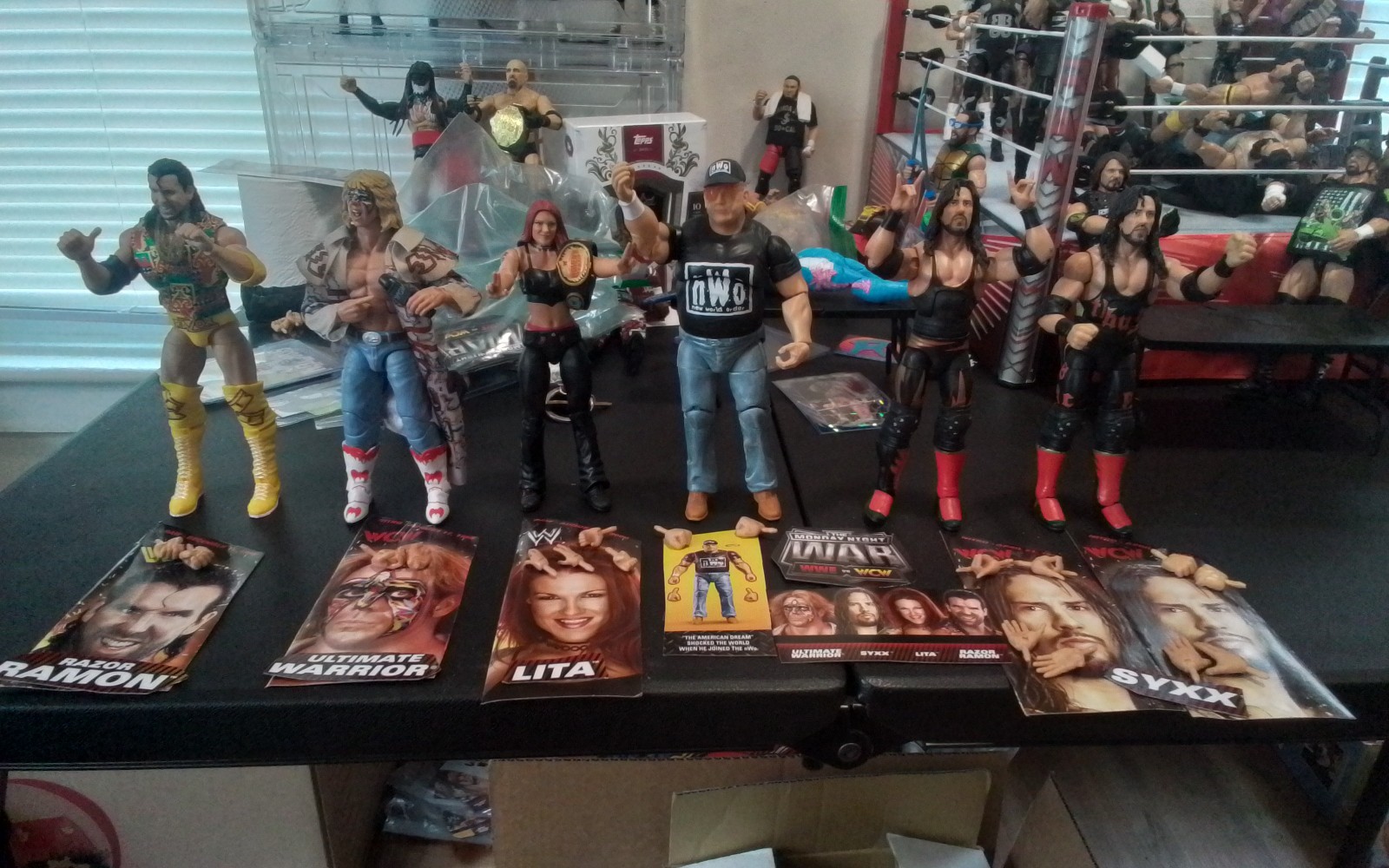 6 Figures WWE Mattel Monday Night Wars Series #5 Complete Syxx Chase NWO Dusty