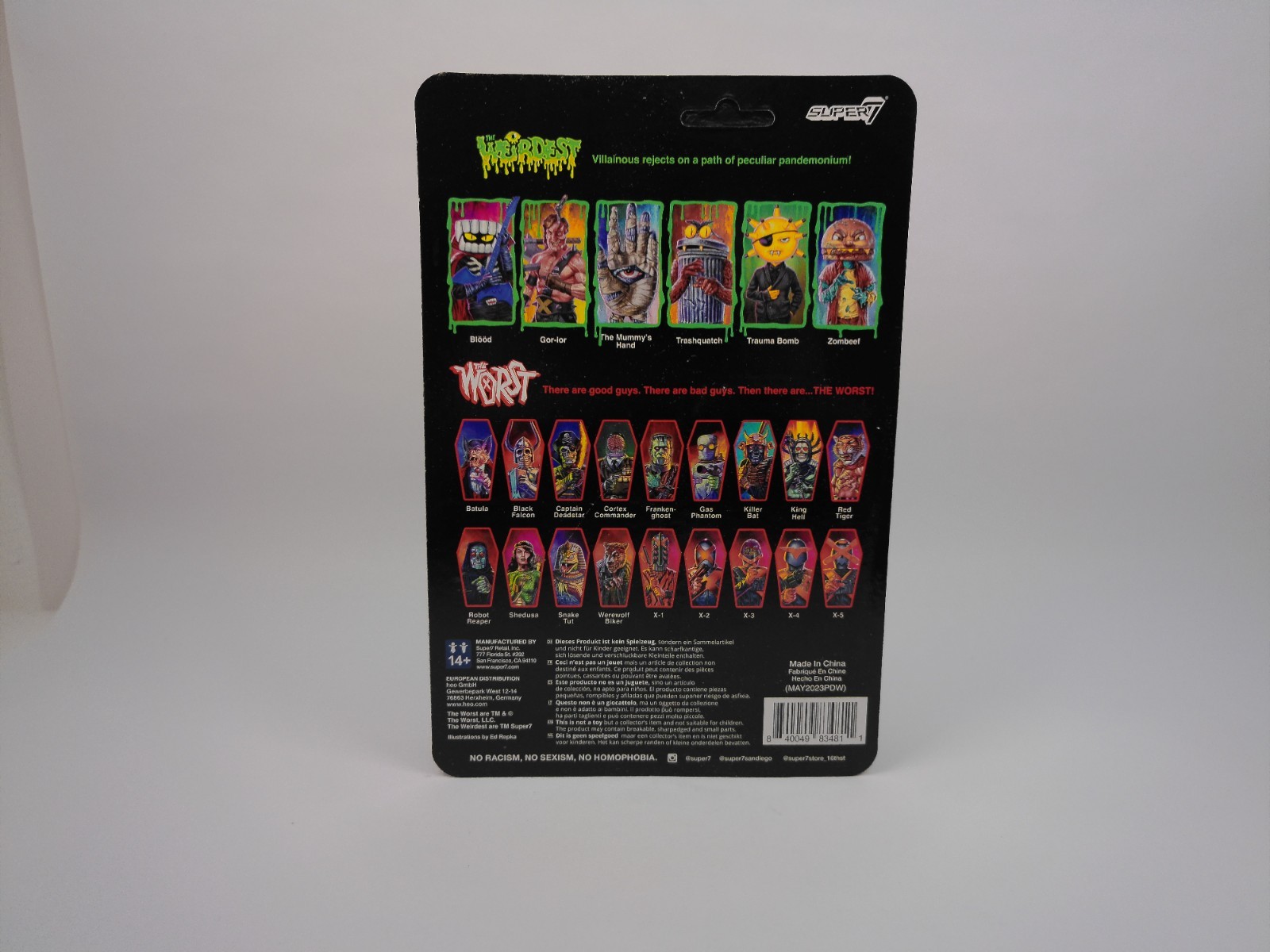 EXCLUSIVE SUPER7 THE WEIRDEST ACTION FIGURE TRAUMA BOMB NEW MOC