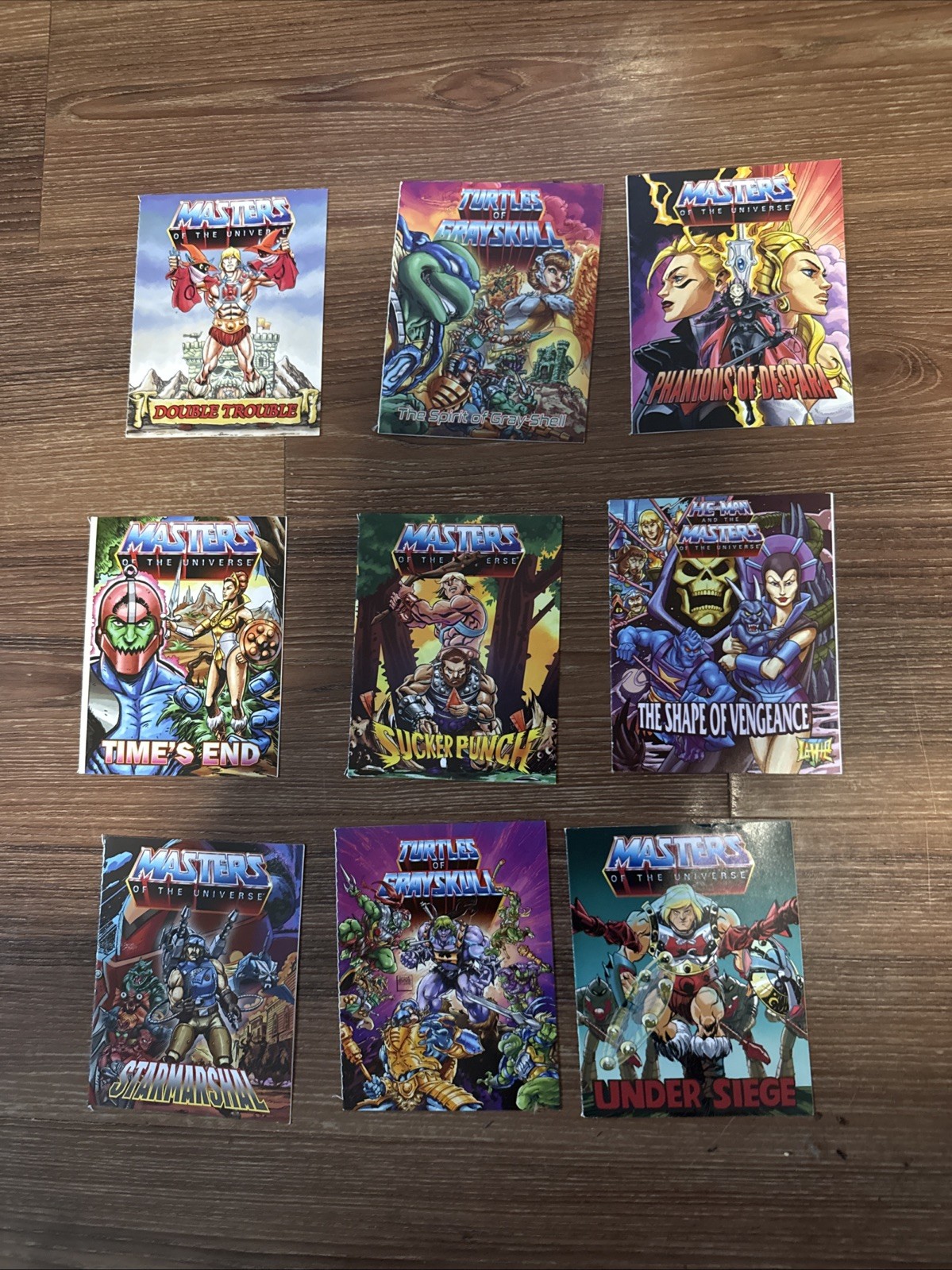 MOTU ORIGINS Masters of the Universe He-Man Mini Comic Book lot TOG Transformers