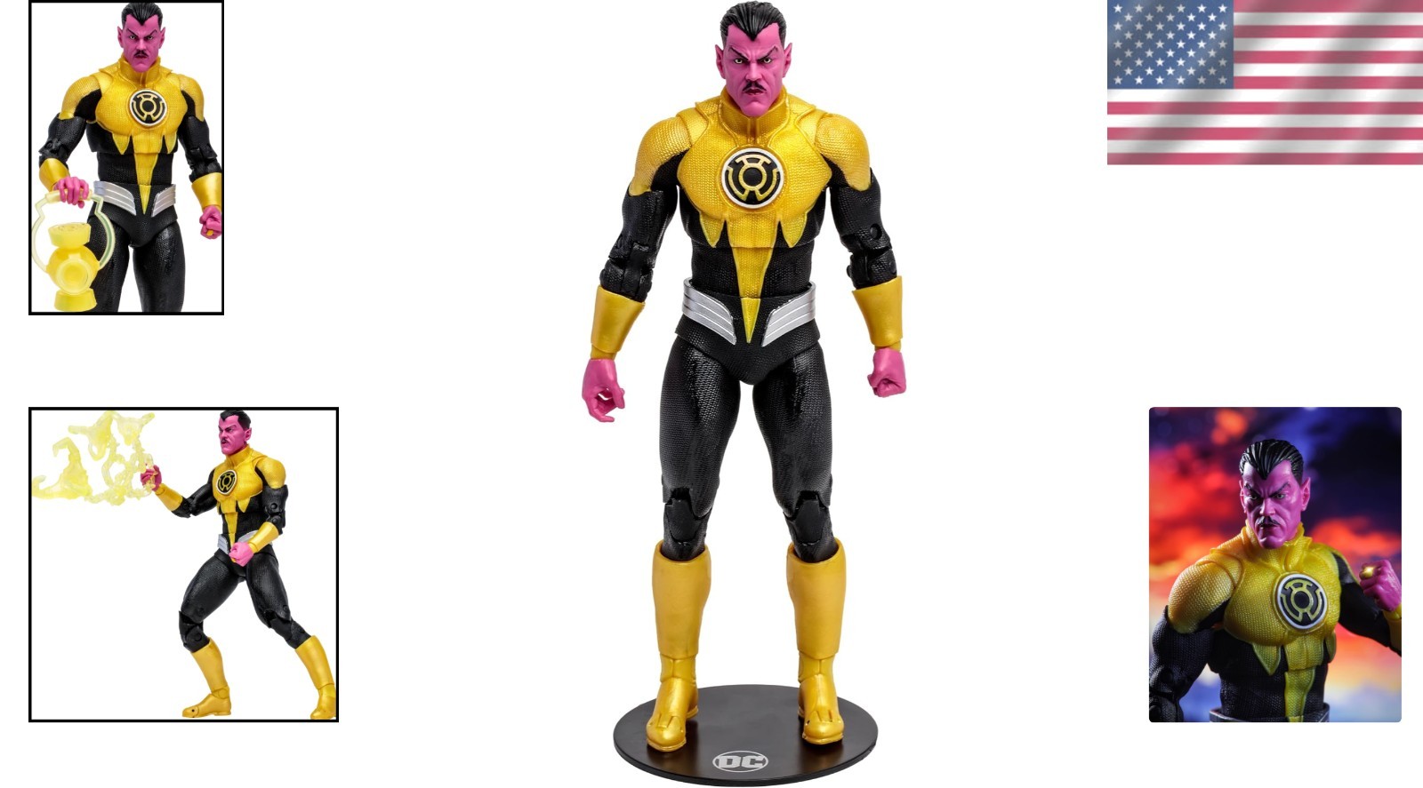 McFarlane Sinestro Corps Wars 7in Collector Figure
