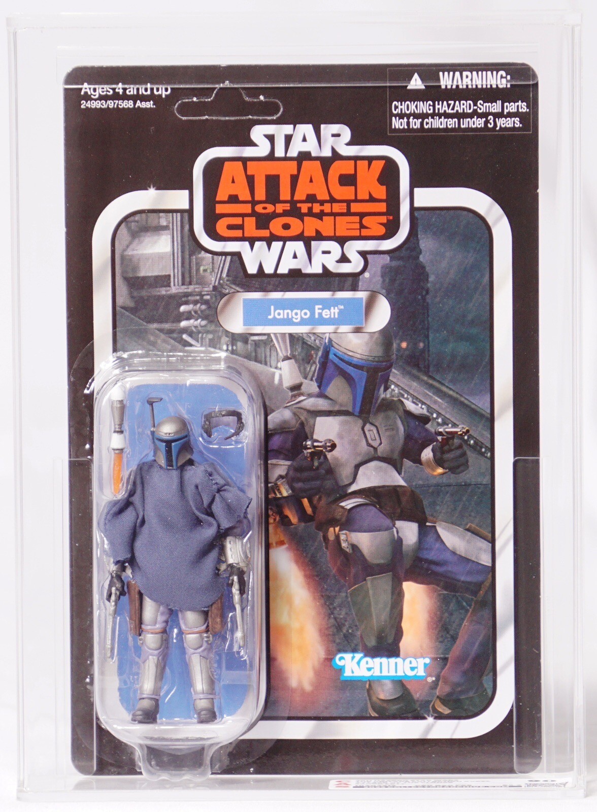 Star Wars Vintage Collection VC34 Jango Fett graded 90 Unpunched CAS not AFA